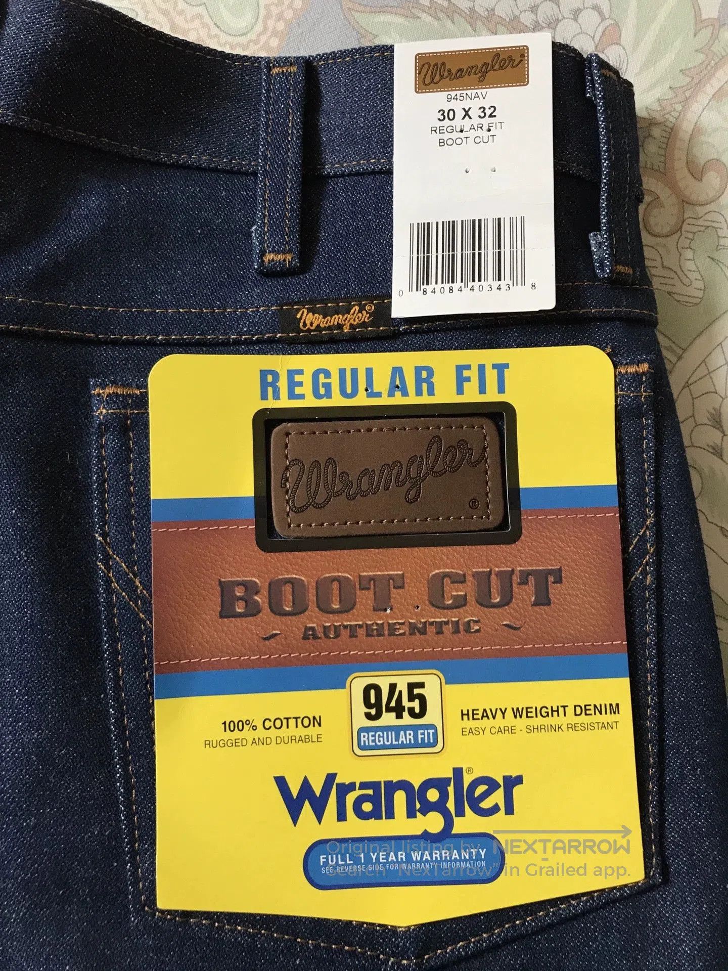 Wrangler Wrangler 945 Flared Blue Jeans. Size US 30 / EU 46 - 7 Thumbnail