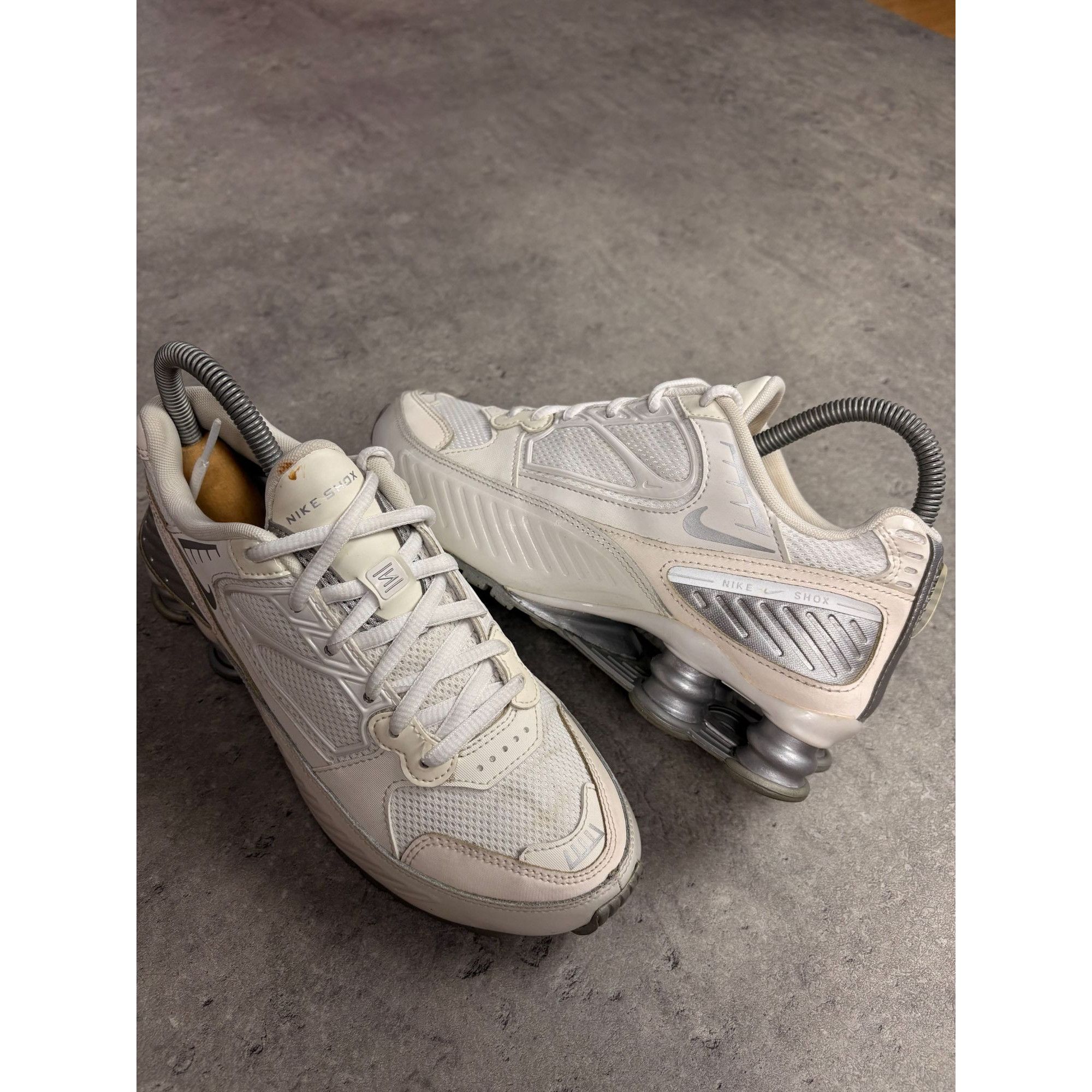 Nike Nike Shox Enigma 9000 Women's Shoes Sail White Silver BQ9001 Size US 6.5 / IT 36.5 - 3 Thumbnail