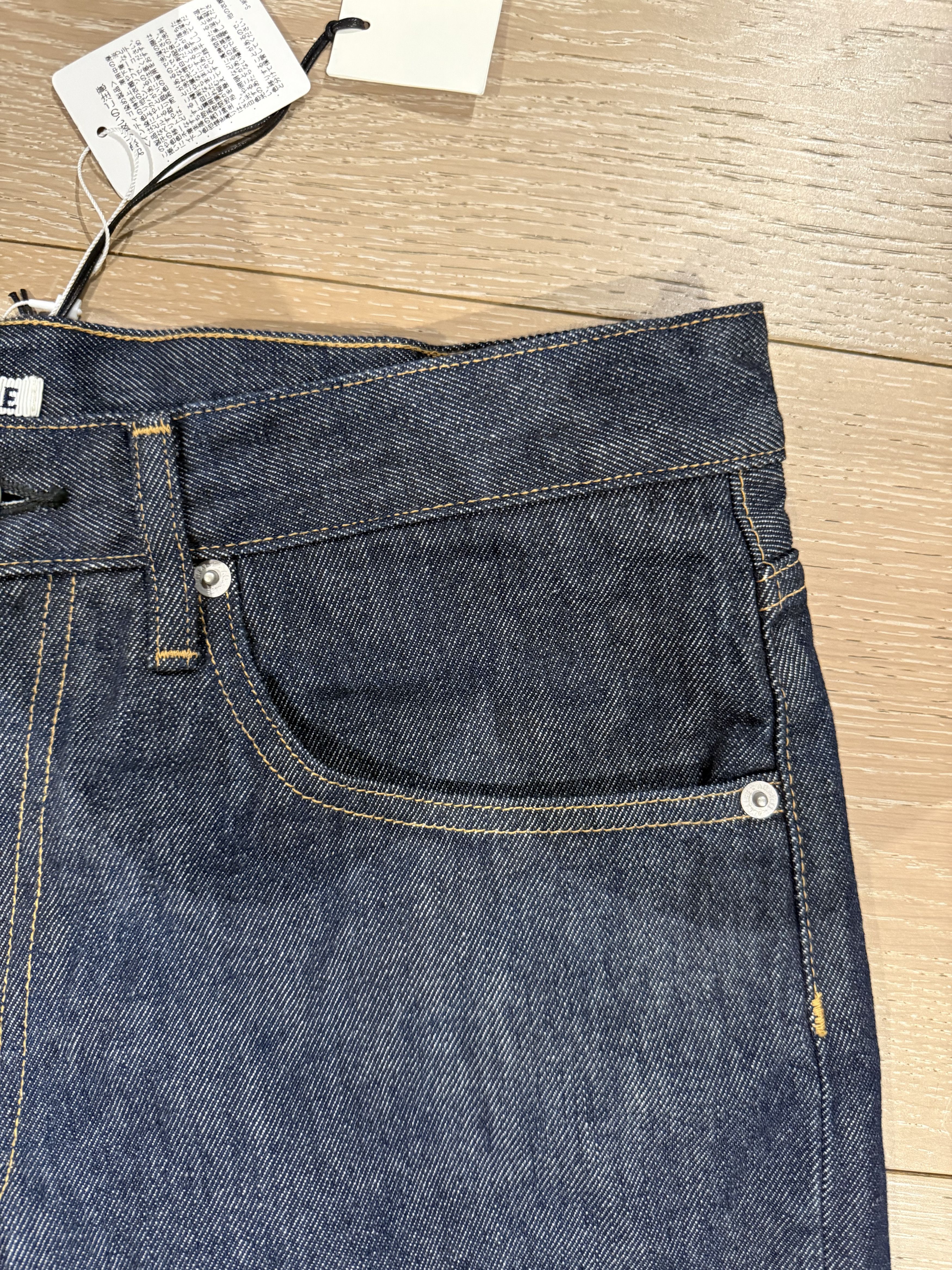 Auralee 💚 Auralee Hard Twist Denim 5P Pants Indigo Zip Fly NEW Size US 32 / EU 48 - 4 Thumbnail