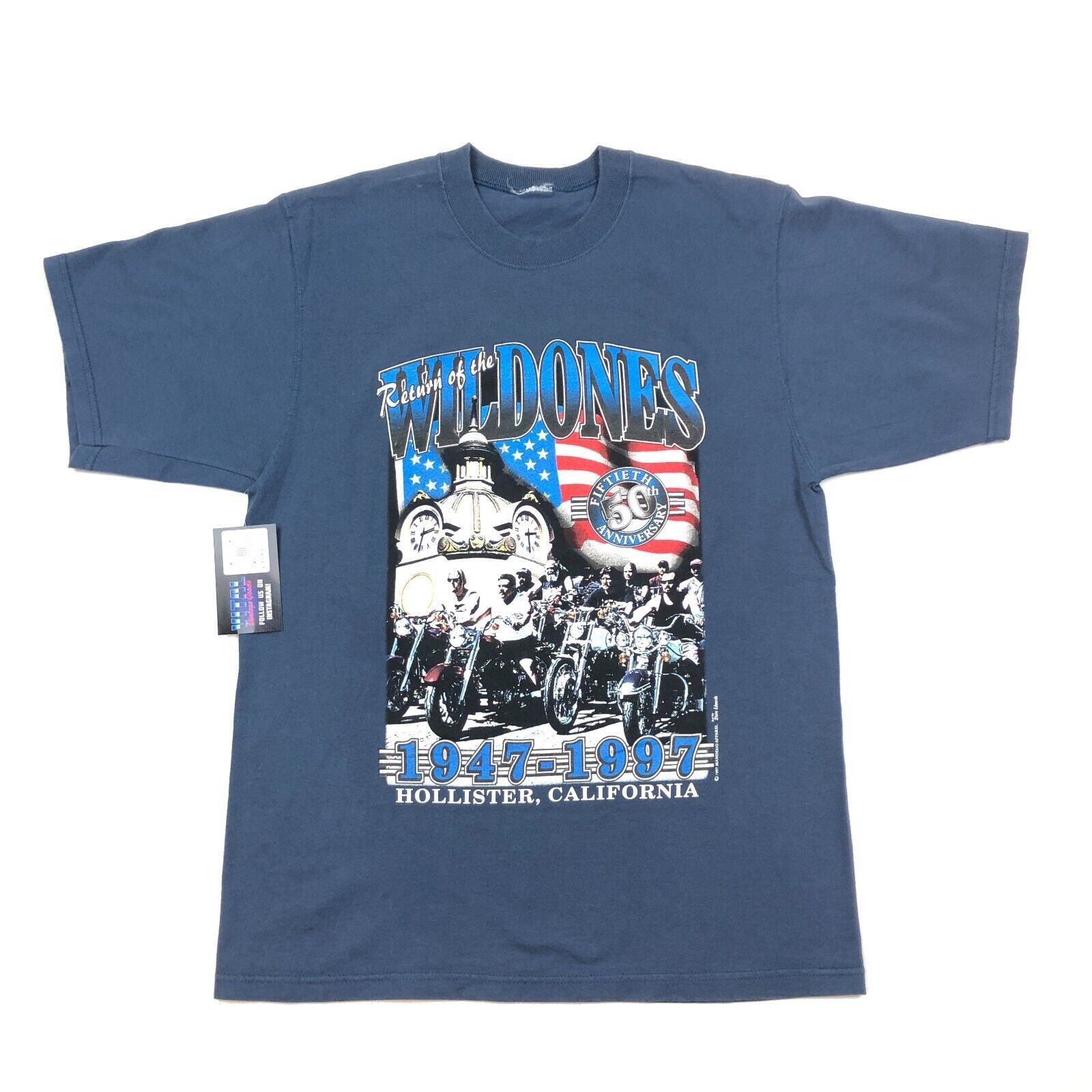 Harley Davidson Vintage 1997 Wild Ones Motorcycle Club Navy Tee Small Harley Size US S / EU 44-46 / 1 - 1 Thumbnail