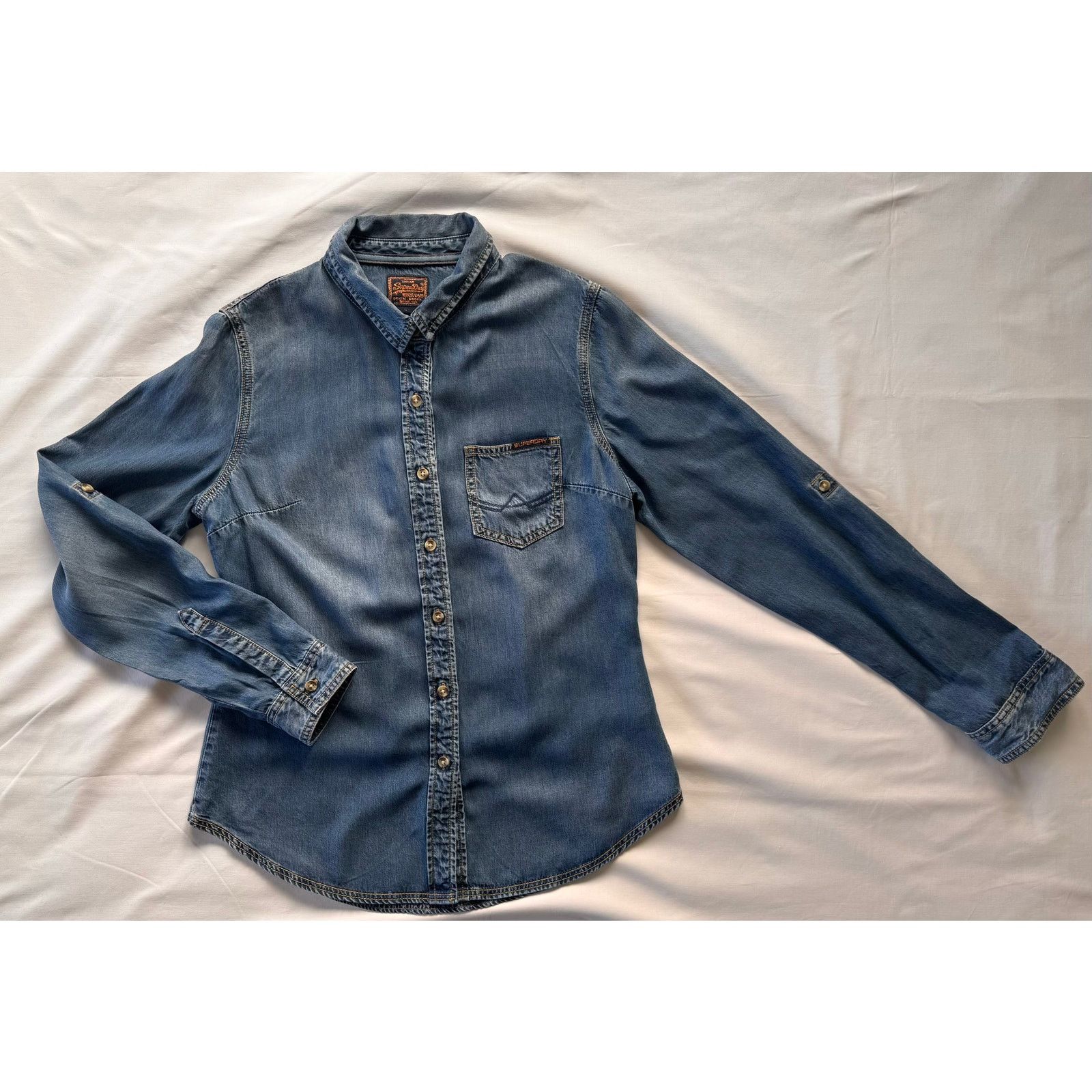 Superdry SUPERDRY Vintage Denim Jacket Size L Excellent Condition Size L / US 10 / IT 46 - 1 Thumbnail