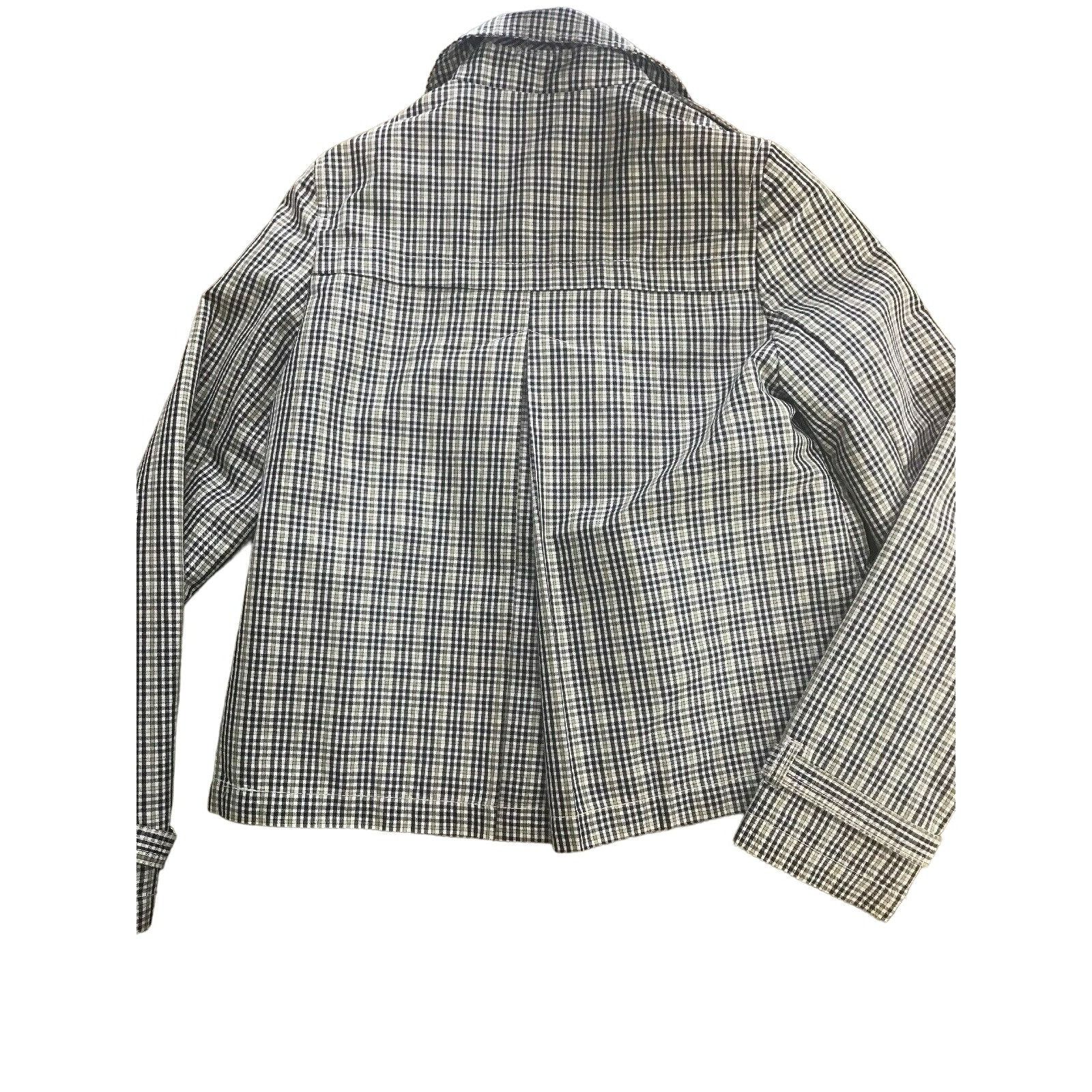 Merona Merona Blazer Jacket Coat SZ S Small Women's Plaid Green Bla Size S / US 4 / IT 40 - 10 Thumbnail
