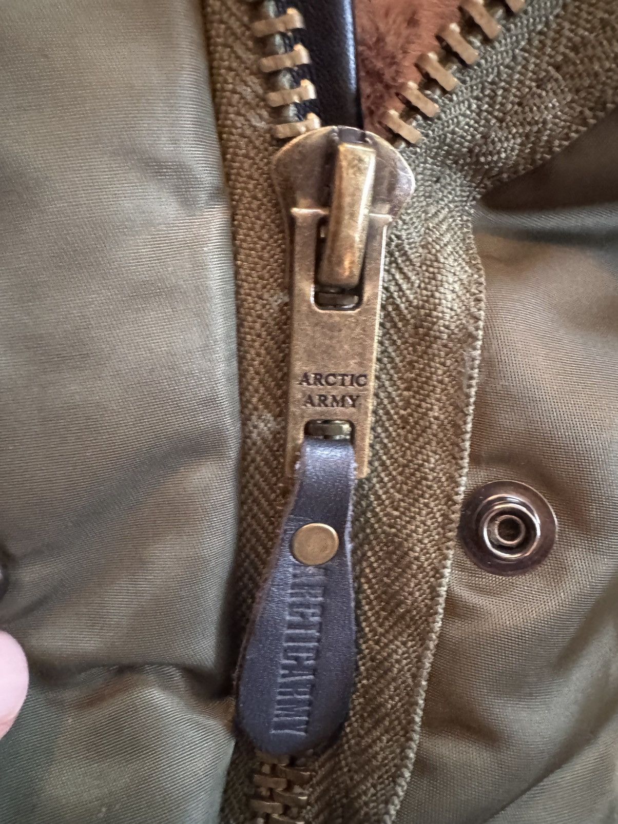 Other ARCTIC ARMY jacket STUDY sizes in photos by tape measure Size M / US 6-8 / IT 42-44 - 11 Thumbnail