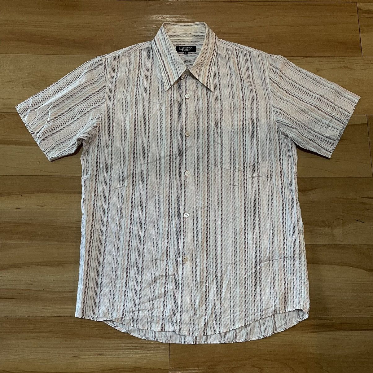 Tornado Mart Tornardo mart striped shirt Size US L / EU 52-54 / 3 - 1 Thumbnail
