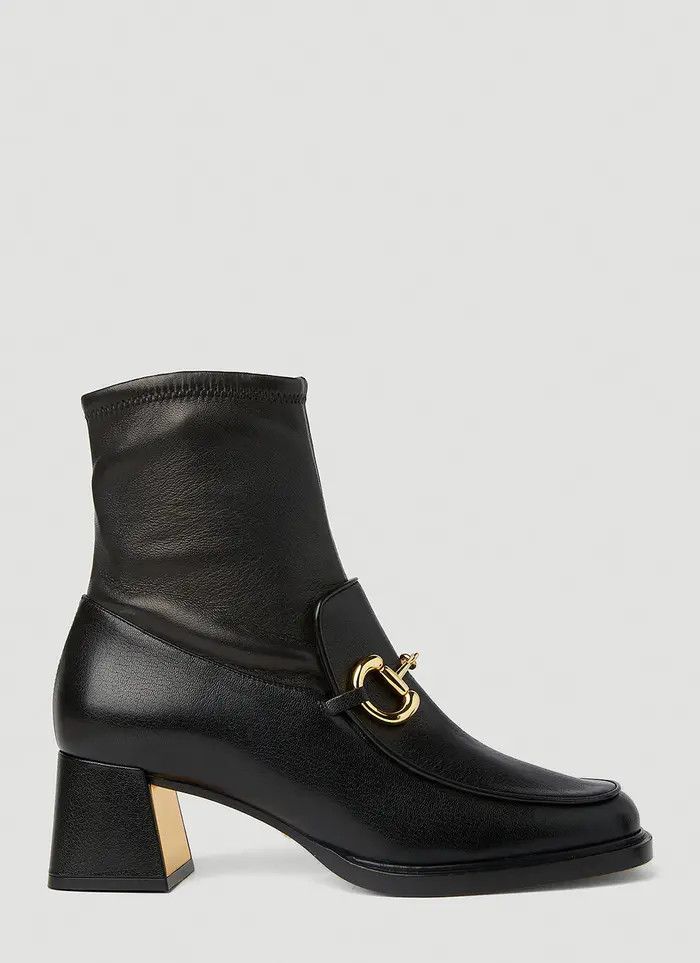 Gucci o1s1wg110925 Boots With Horsebit in Black Size US 4.5 / IT 34.5 - 1 Thumbnail