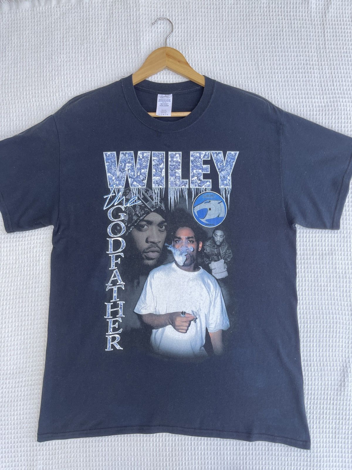 Rap Tees Last Drop🔥Rare🔥Vintage Wiley The Good Father T Shirt Size US L / EU 52-54 / 3 - 7 Thumbnail