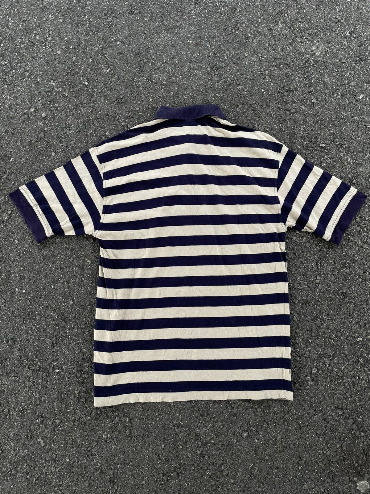 Loewe Vtg Loewe Striped Polo Shirt Size US L / EU 52-54 / 3 - 3 Thumbnail