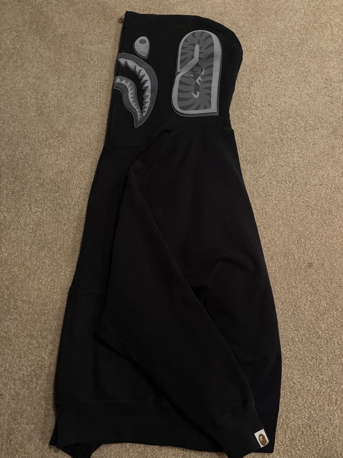 Bape BAPE Shark Full Zip Hoodie Black Size Small Authentic Size US S / EU 44-46 / 1 - 4 Thumbnail