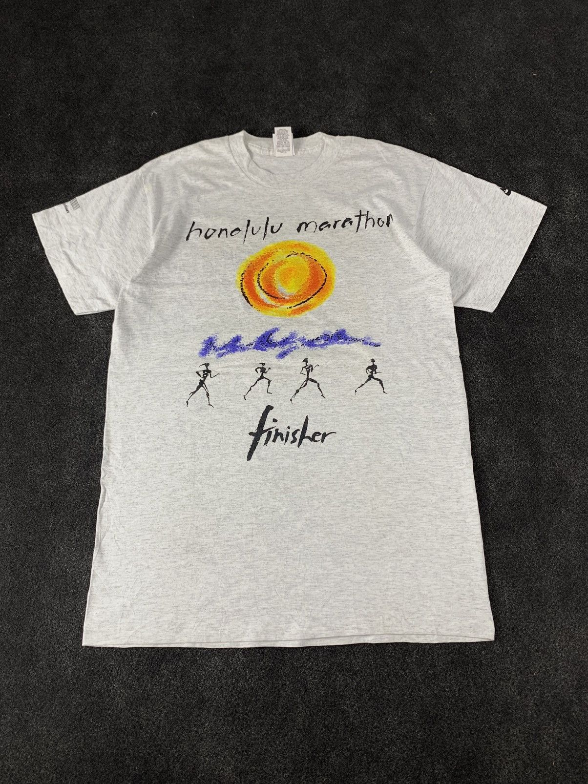 Vintage 1993 Nike Honolulu Marathon Finisher Tee