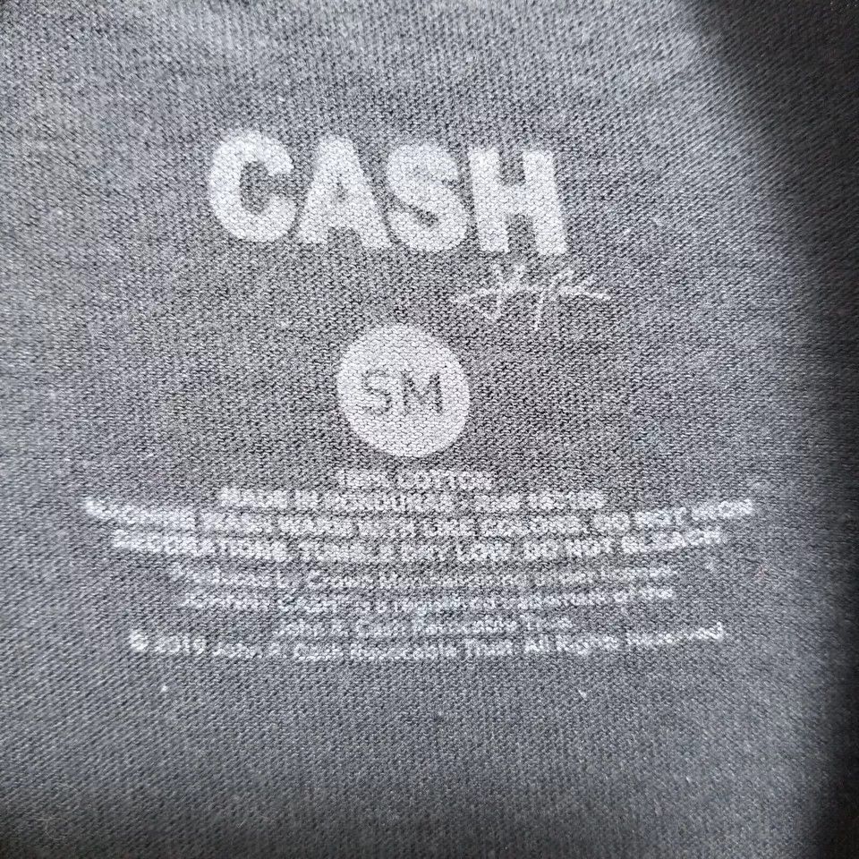 Other Johnny Cash Shirt Mens Small Black Short Sleeve Crew Neck Size US S / EU 44-46 / 1 - 6 Thumbnail