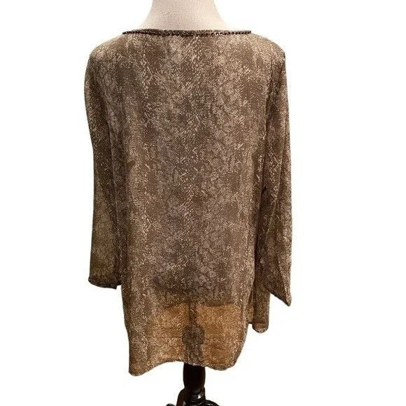 Chicos Chicos 3 Womens Size 16 18 XL Snake Print Tunic Tank Top Set Size XL / US 12-14 / IT 48-50 - 5 Thumbnail
