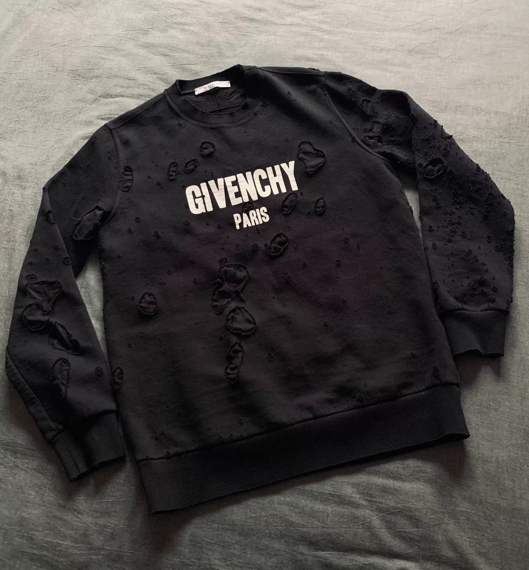 Givenchy Givenchy Double Layer Distressed Sweatshirt Size US M / EU 48-50 / 2 - 1 Thumbnail