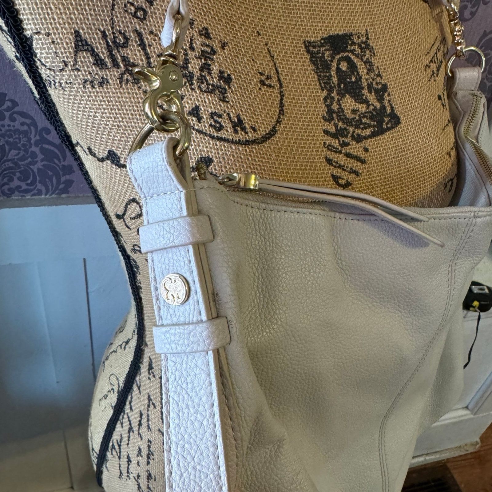 NBDN Nobrandedon Emma Fox pebbled leather handbag Size ONE SIZE - 4 Thumbnail