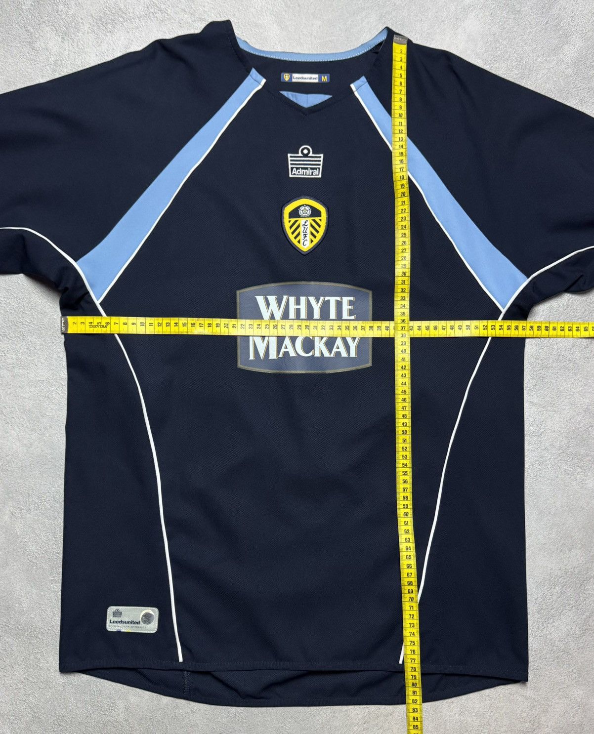 Vintage Leeds United 2005 2006 Away Shirt Jersey Long Sleeve Admiral Size US M / EU 48-50 / 2 - 14 Thumbnail
