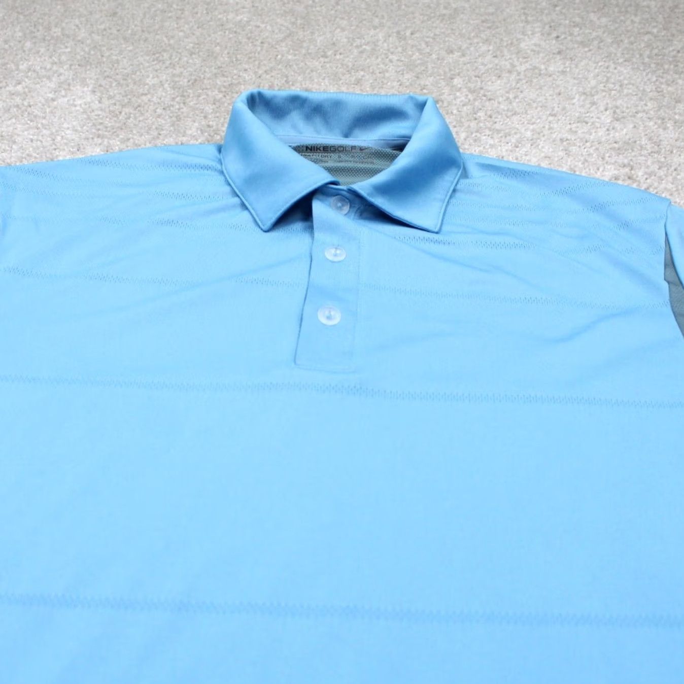 Nike Nike Golf Polo Shirt Mens Small Blue Dri-Fit Short Sleeve 100% Polyester Polo Shirt Size US S / EU 44-46 / 1 - 4 Thumbnail