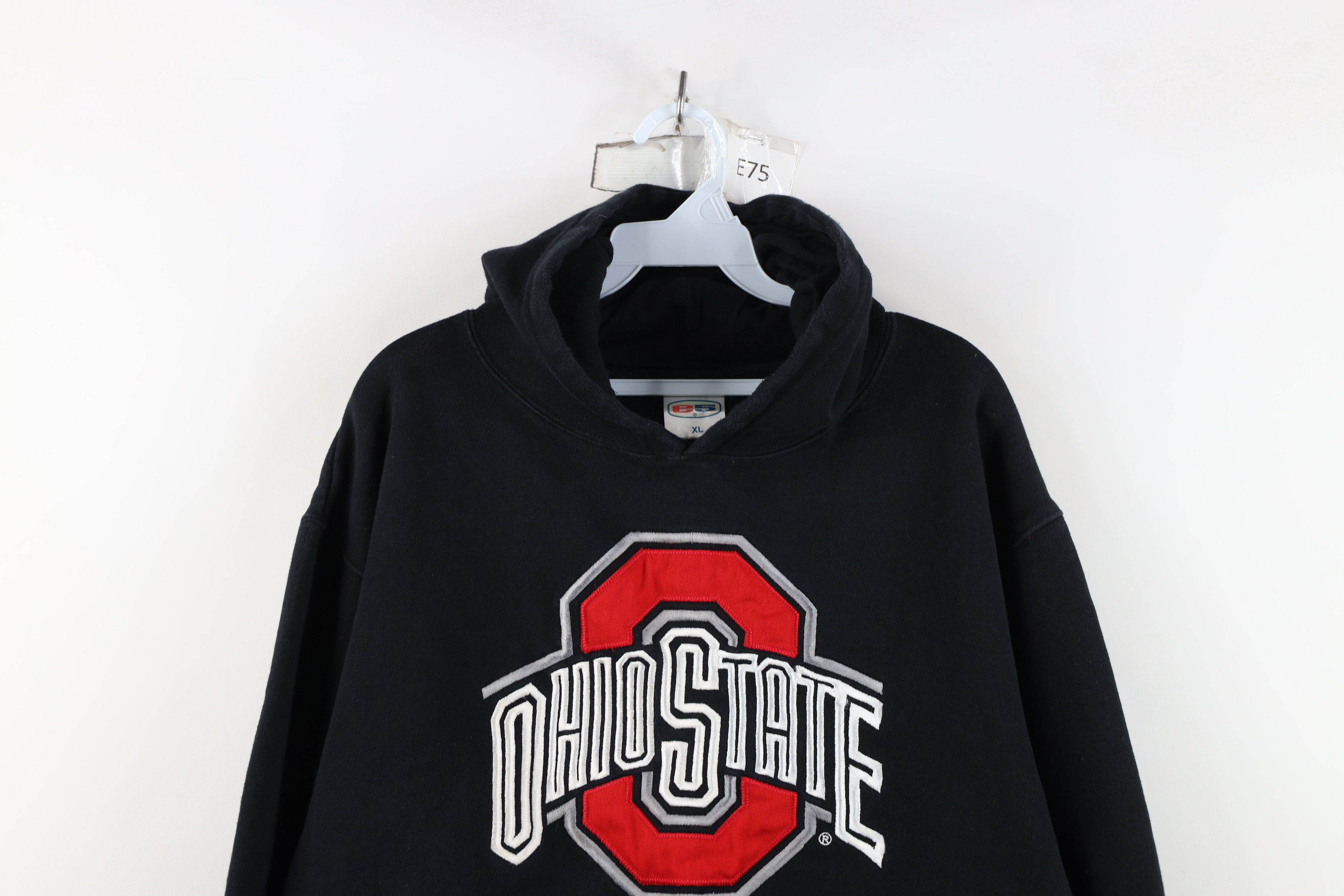 Vintage Vintage 90s Ohio State University Boxy Fit Hoodie Sweatshirt Size US XL / EU 56 / 4 - 2 Thumbnail