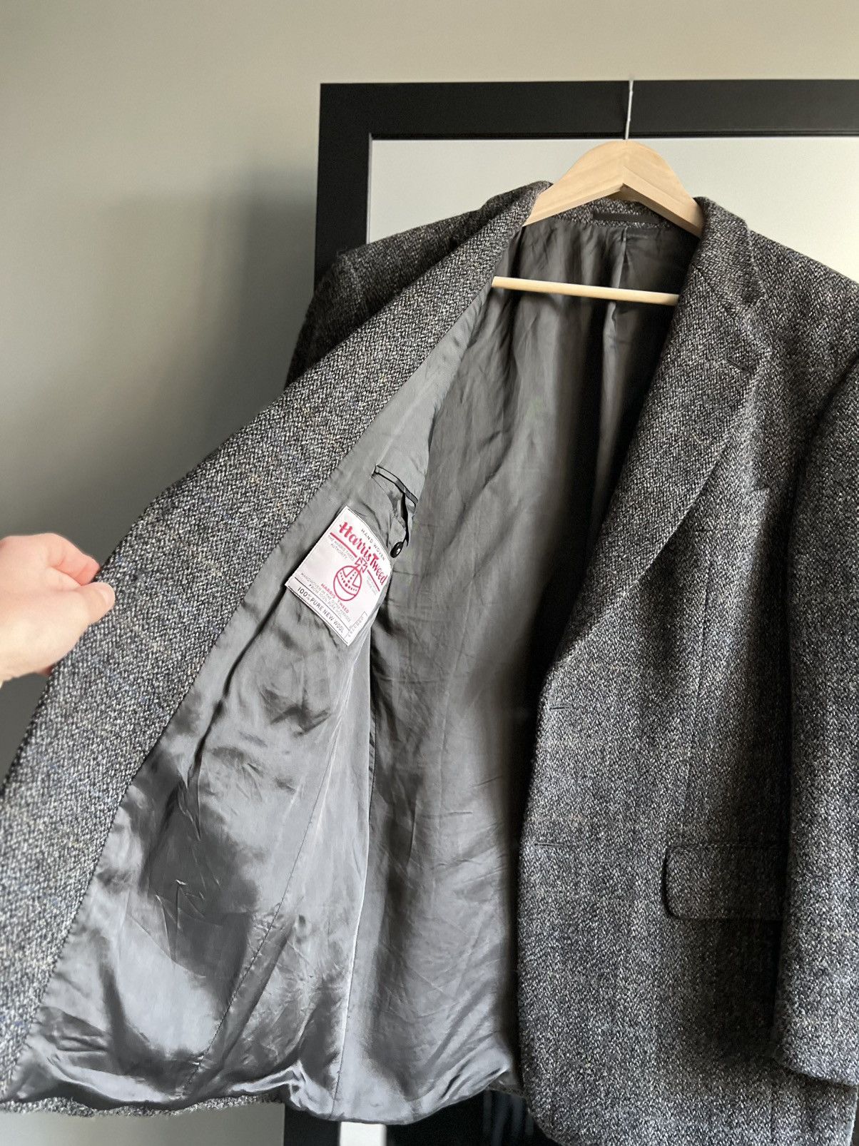 Harris Tweed Harris Tweed Vintage Wool Blazer Jacket Size 50R - 5 Thumbnail