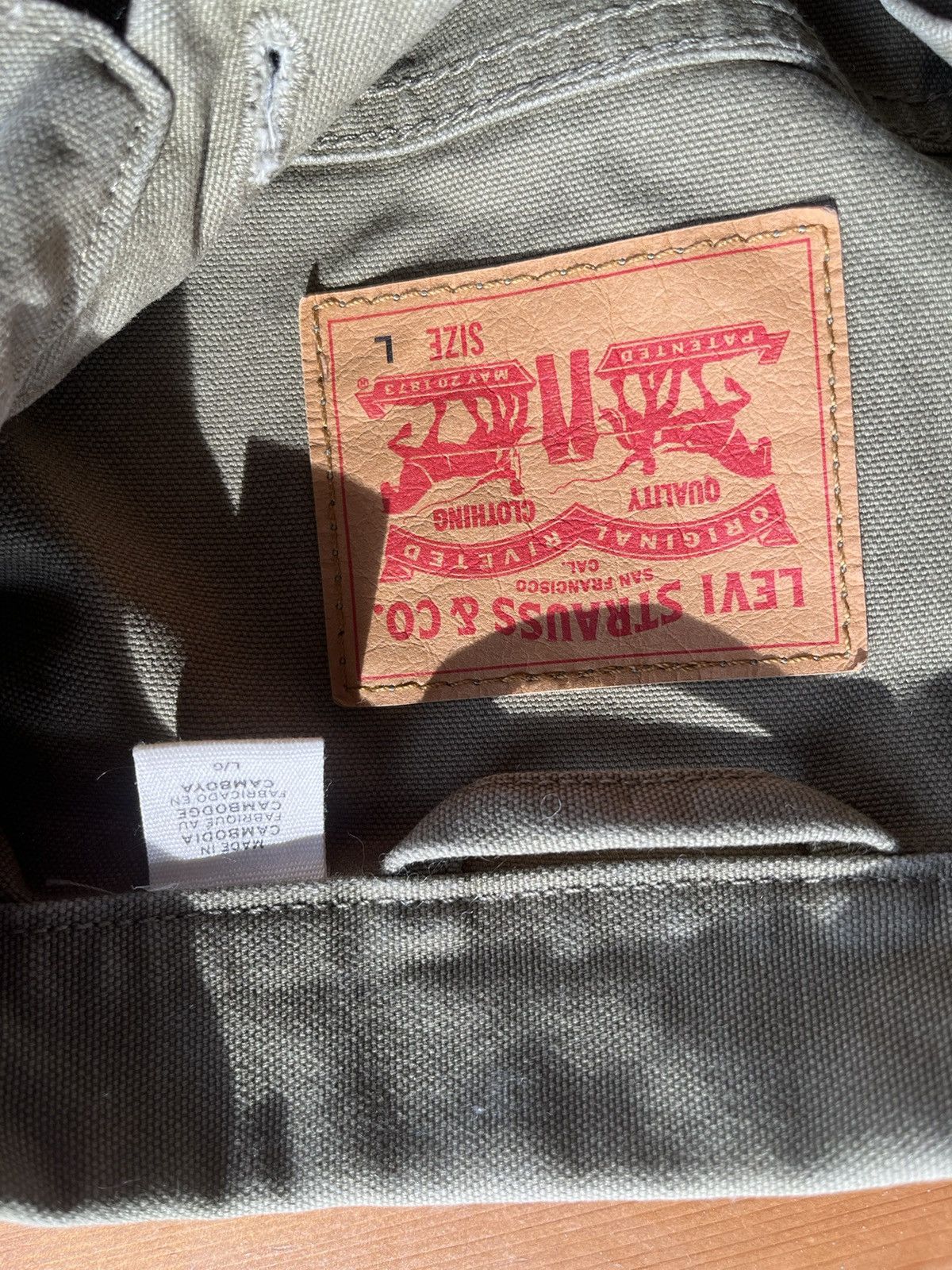 Levi's Green Trucker Jacket Size US L / EU 52-54 / 3 - 5 Thumbnail