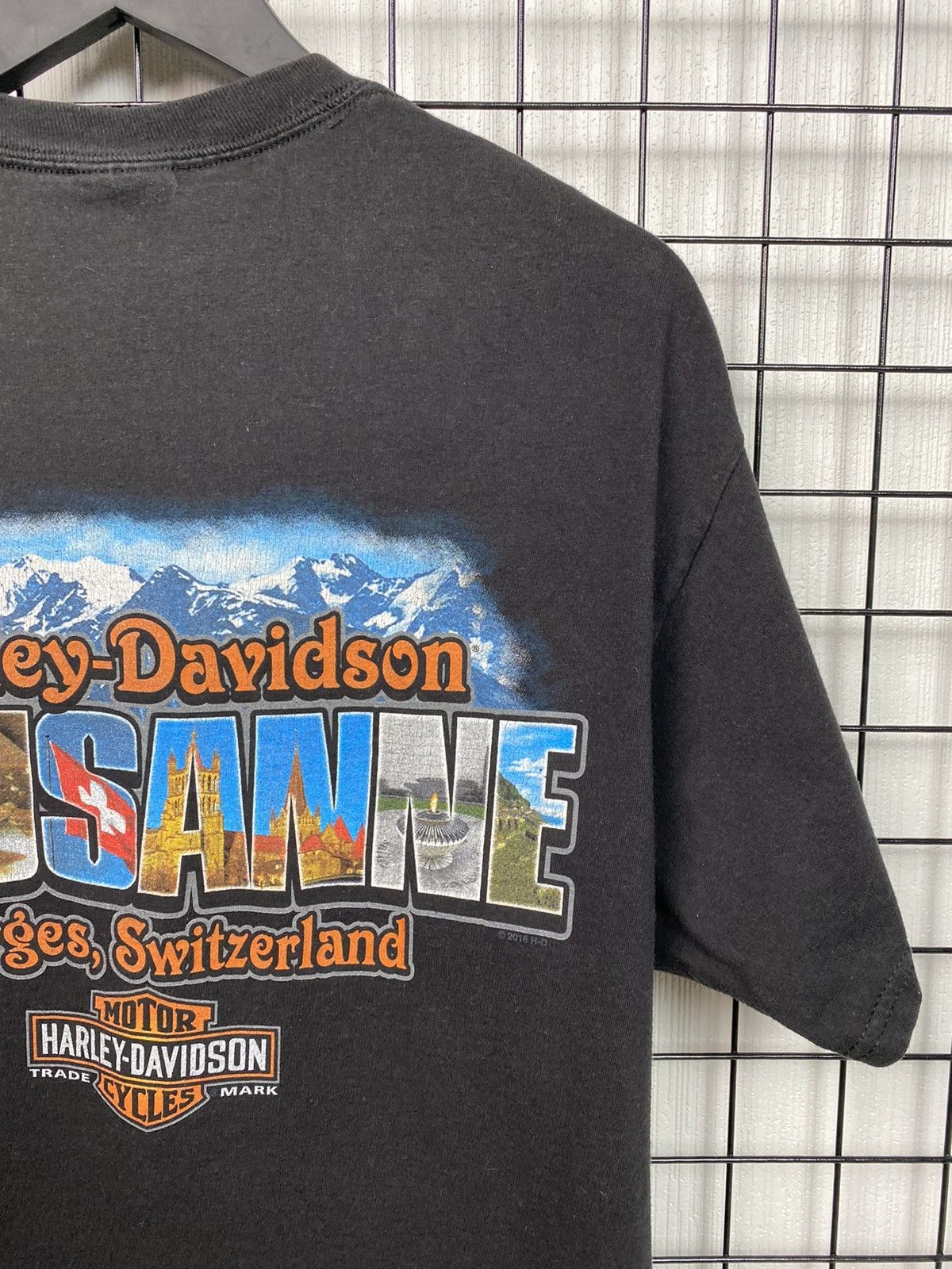 Other Harley Davidson Lausanne Morges Switzerland t shirt Black L Size US L / EU 52-54 / 3 - 19 Thumbnail