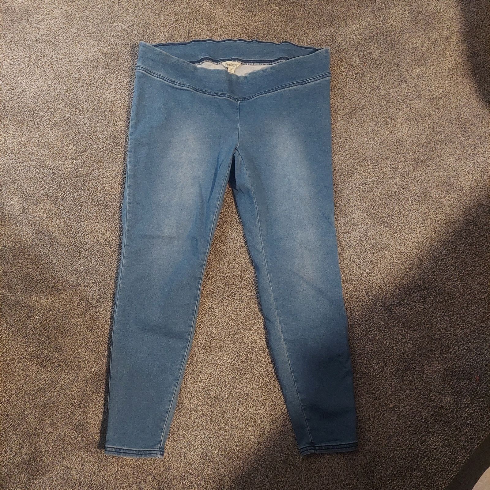 & Other Stories Destination Maternity XL jeggings stretch blue skinny Size 38" / US 16 / IT 52 - 1 Thumbnail