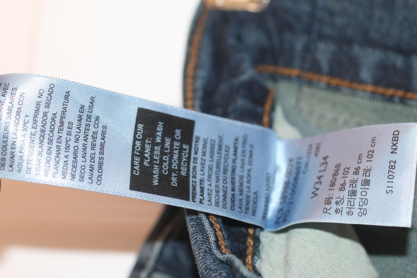Levi's Levi Strauss Signature Straight Leg Jeans Dark Blue W34 L34 Size 34" / US 12 / IT 48 - 12 Thumbnail
