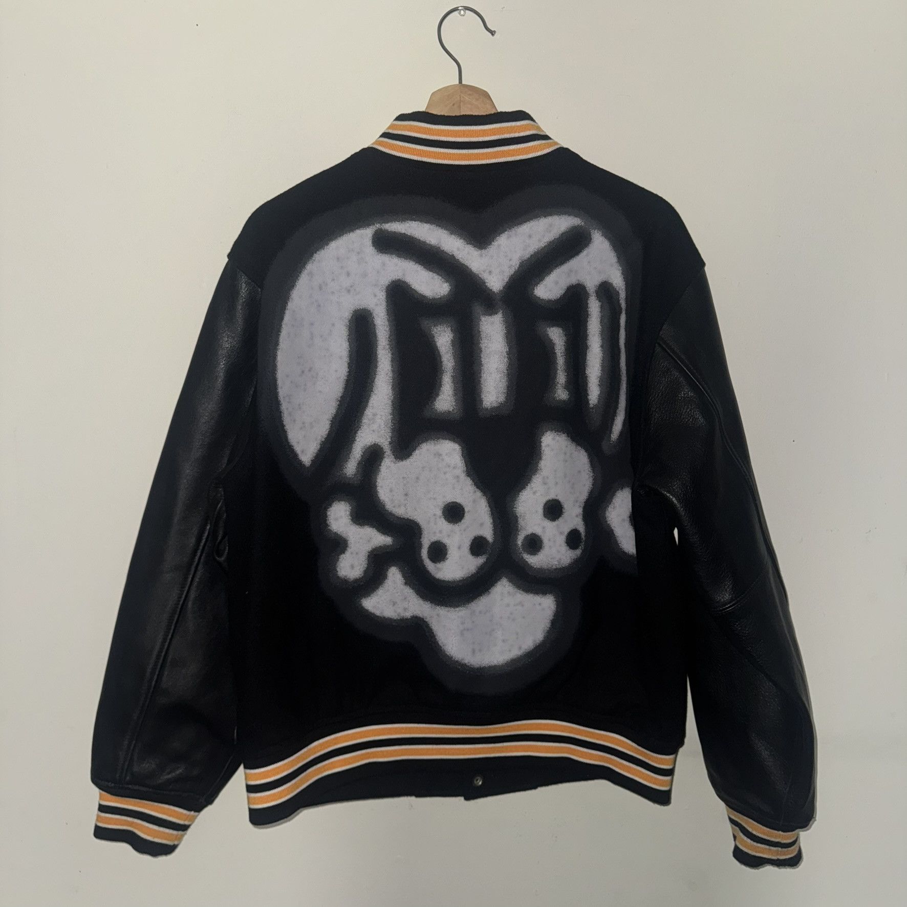 Supreme FW18 Supreme Bone Varsity Jacket Size Medium Chito Size US M / EU 48-50 / 2 - 7 Thumbnail