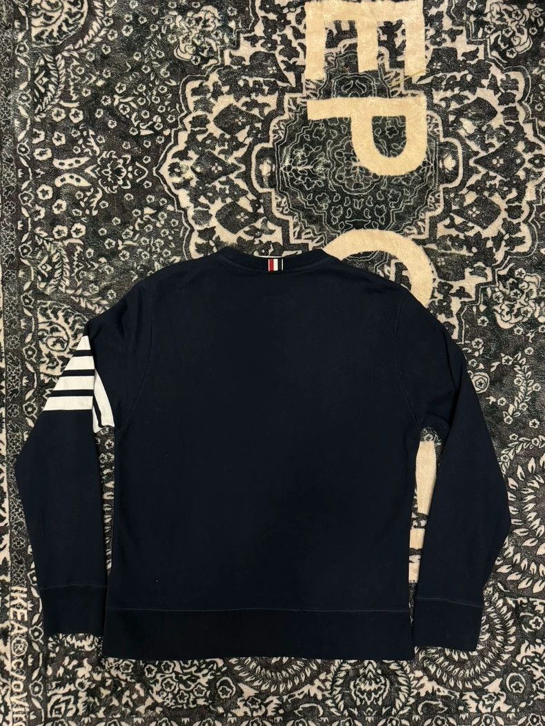 Thom Browne Thom Browne Dark blue hoodie Size US L / EU 52-54 / 3 - 2 Thumbnail