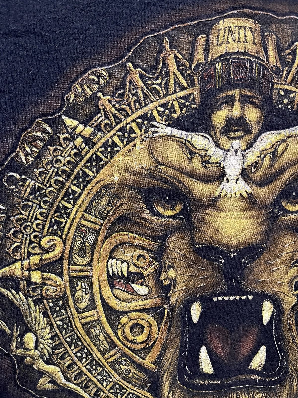 Vintage Vintage 90s Santana de Aztlan🔥🔥🔥 Size US XL / EU 56 / 4 - 6 Thumbnail