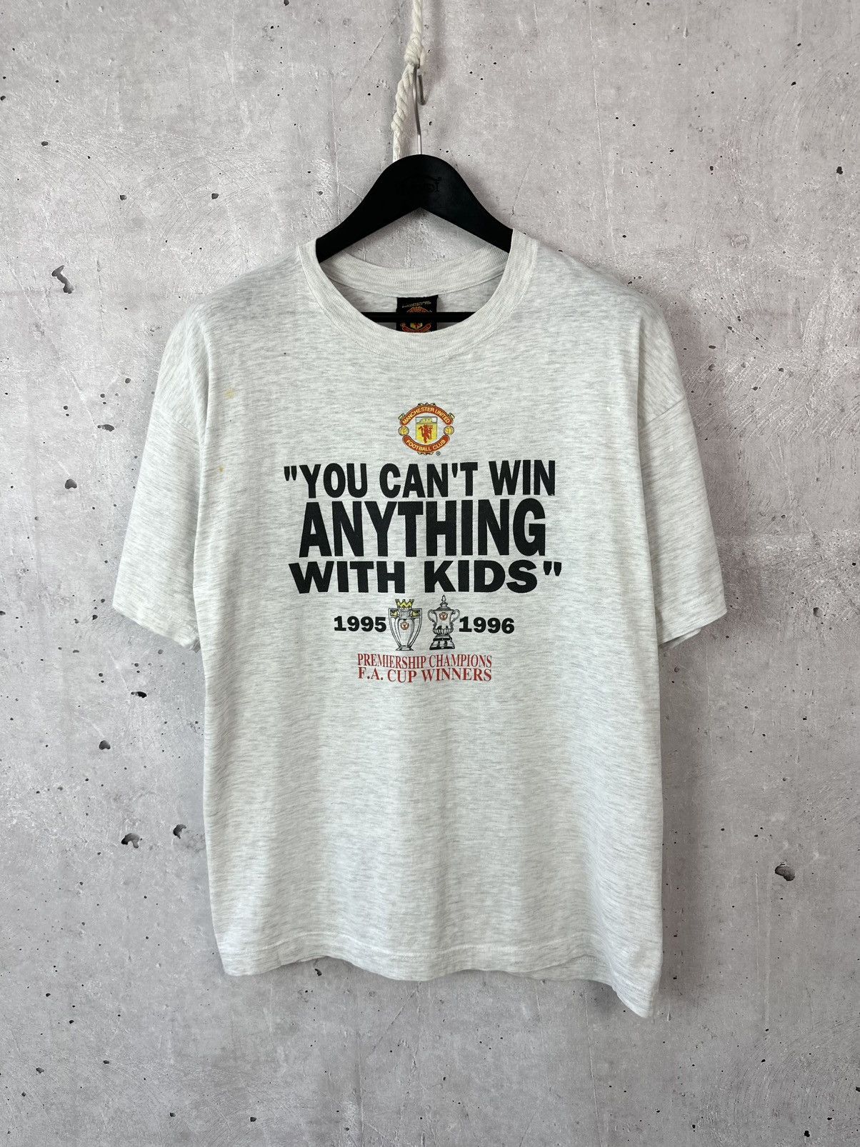 Vintage Vintage Manchester United Premiership Champions 95-96 Tshirt Size US L / EU 52-54 / 3 - 1 Thumbnail