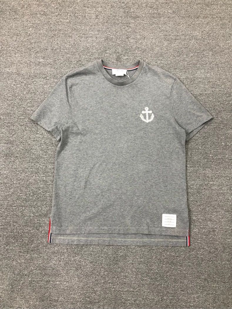 Thom Browne Thom Browne Short sleeves with boat anchor embroidery Size US L / EU 52-54 / 3 - 1 Thumbnail