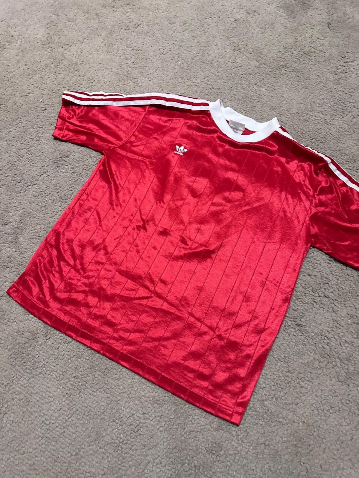 Adidas VINTAGE ADIDAS FOOTBALL SOCCER JERSEY SZ L Made In USA Size US L / EU 52-54 / 3 - 2 Thumbnail