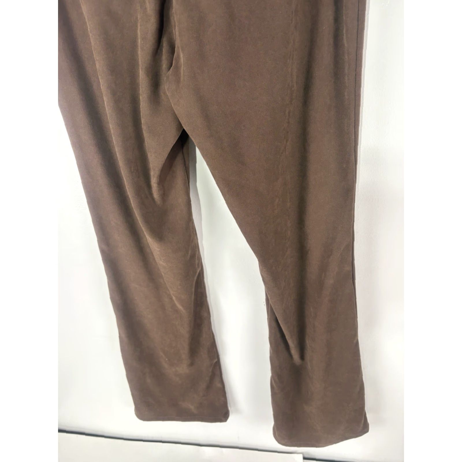 Denim & Co. Denim & Co Brown Embroidered Wide Leg Pants Womens Size 12 Size 34" / US 12 / IT 48 - 6 Thumbnail