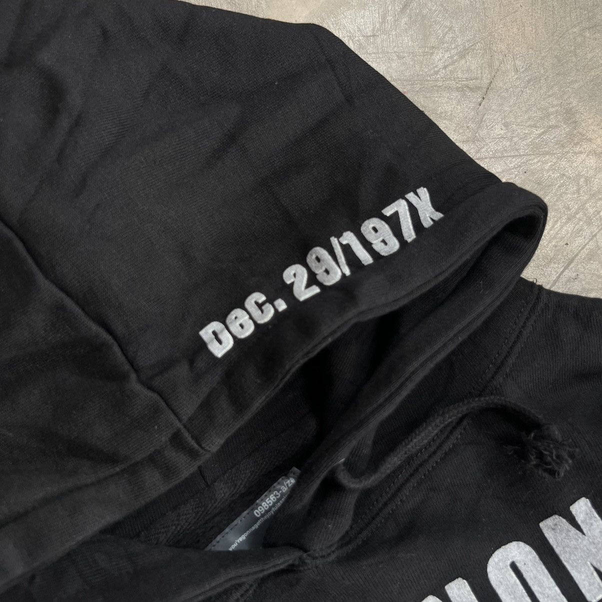 PHENOMENON 2000s Phenomenon Boxy Black Hoodie Size US L / EU 52-54 / 3 - 5 Thumbnail
