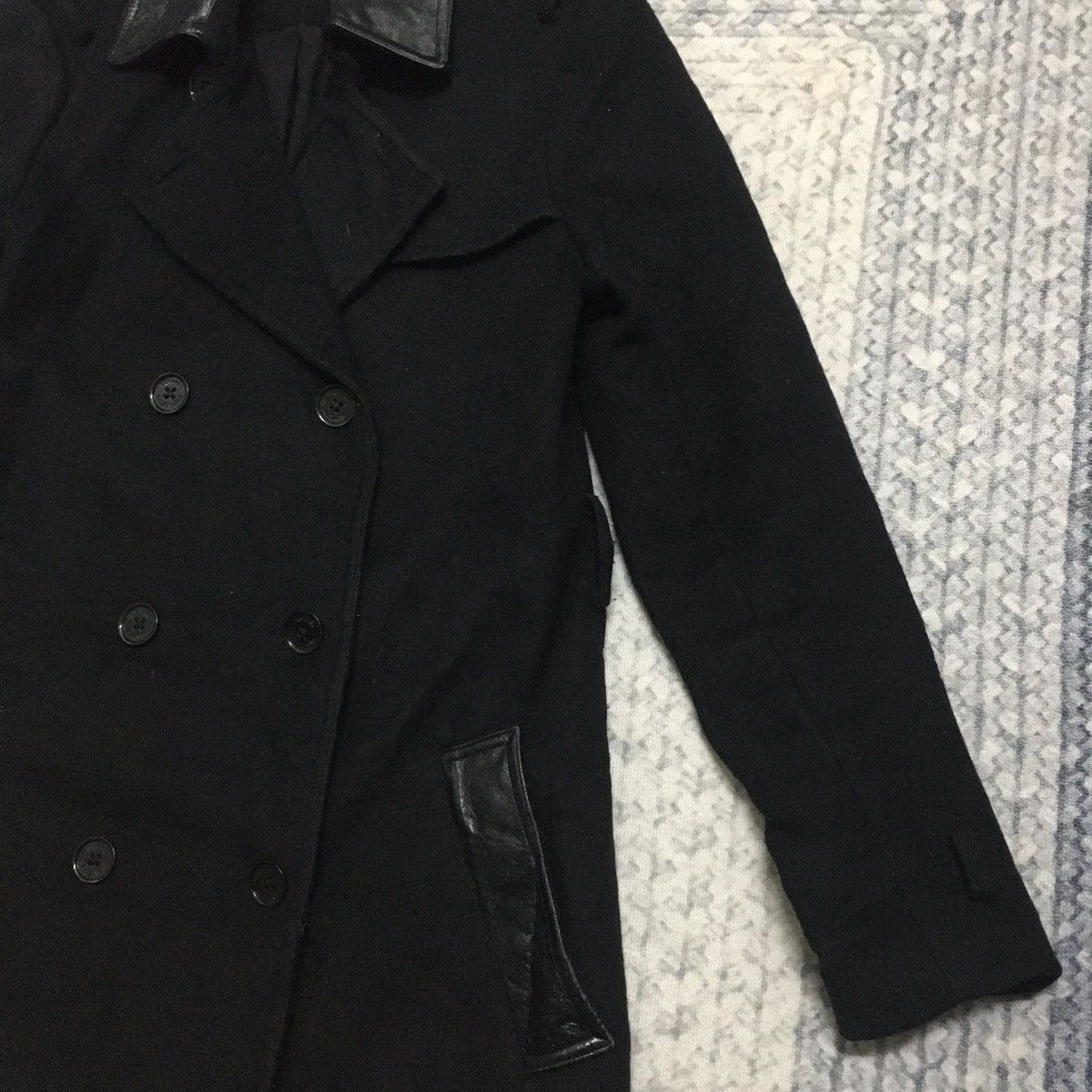 Designer × Japanese Brand × Michael Kors Sunfaded Michael by Michael Kors Wool Trench Coat Size US XS / EU 42 / 0 - 6 Thumbnail