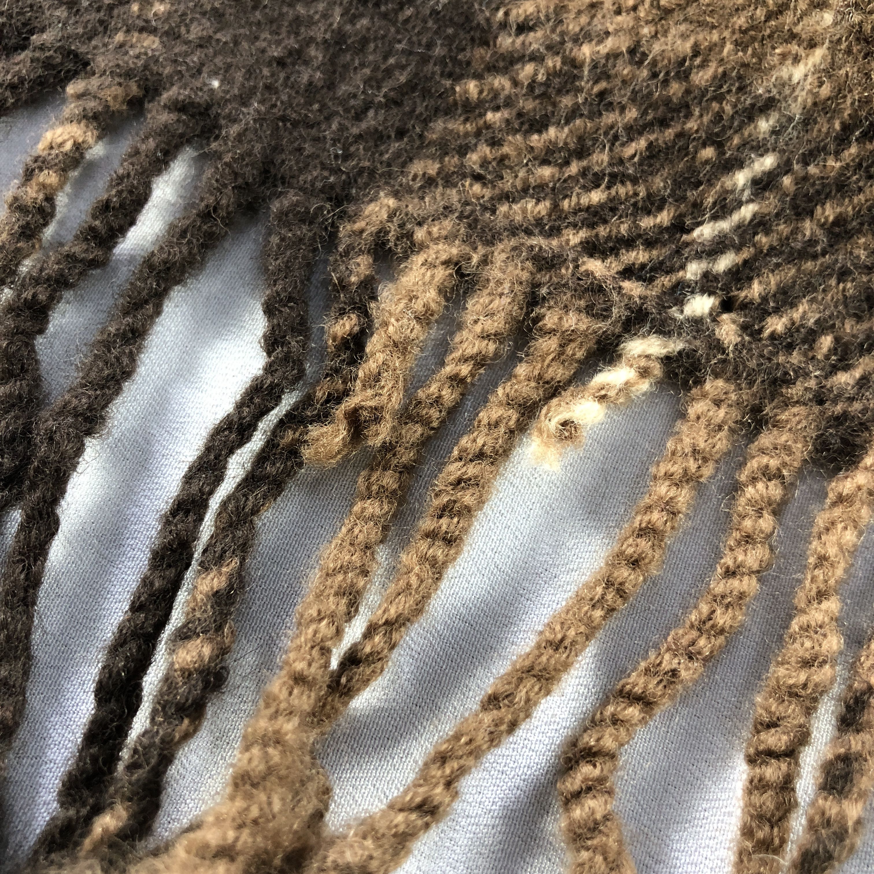 Burberry Burberrys Nova Check Brown Wool Scarf Muffler V2844 Size ONE SIZE - 9 Thumbnail