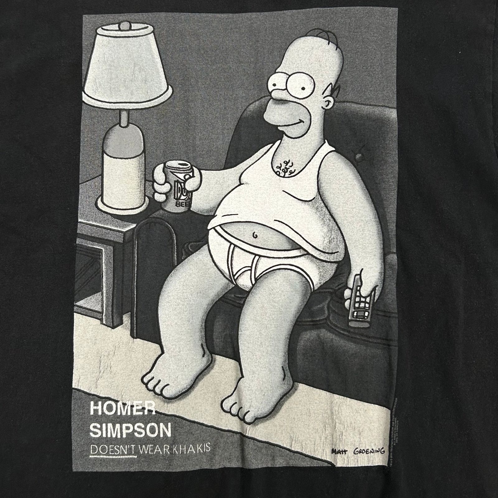 Vintage Vintage 2000 Homer Simpson Doesn't Wear Khakis Tee Large Size US L / EU 52-54 / 3 - 2 Thumbnail