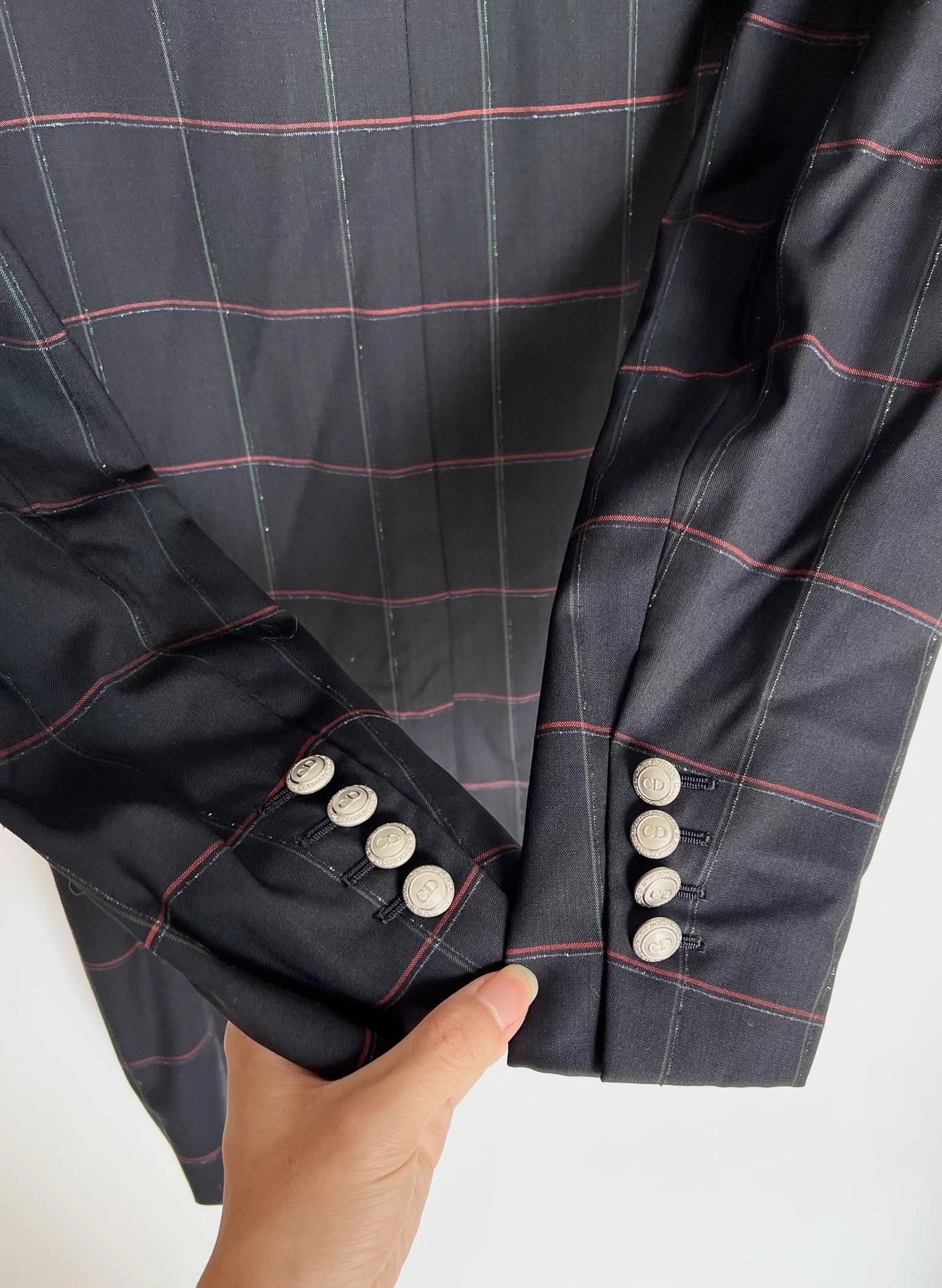 Dior Dior Wool Double-Breasted Peak Lapel Blazer 44 Size 44R - 5 Thumbnail