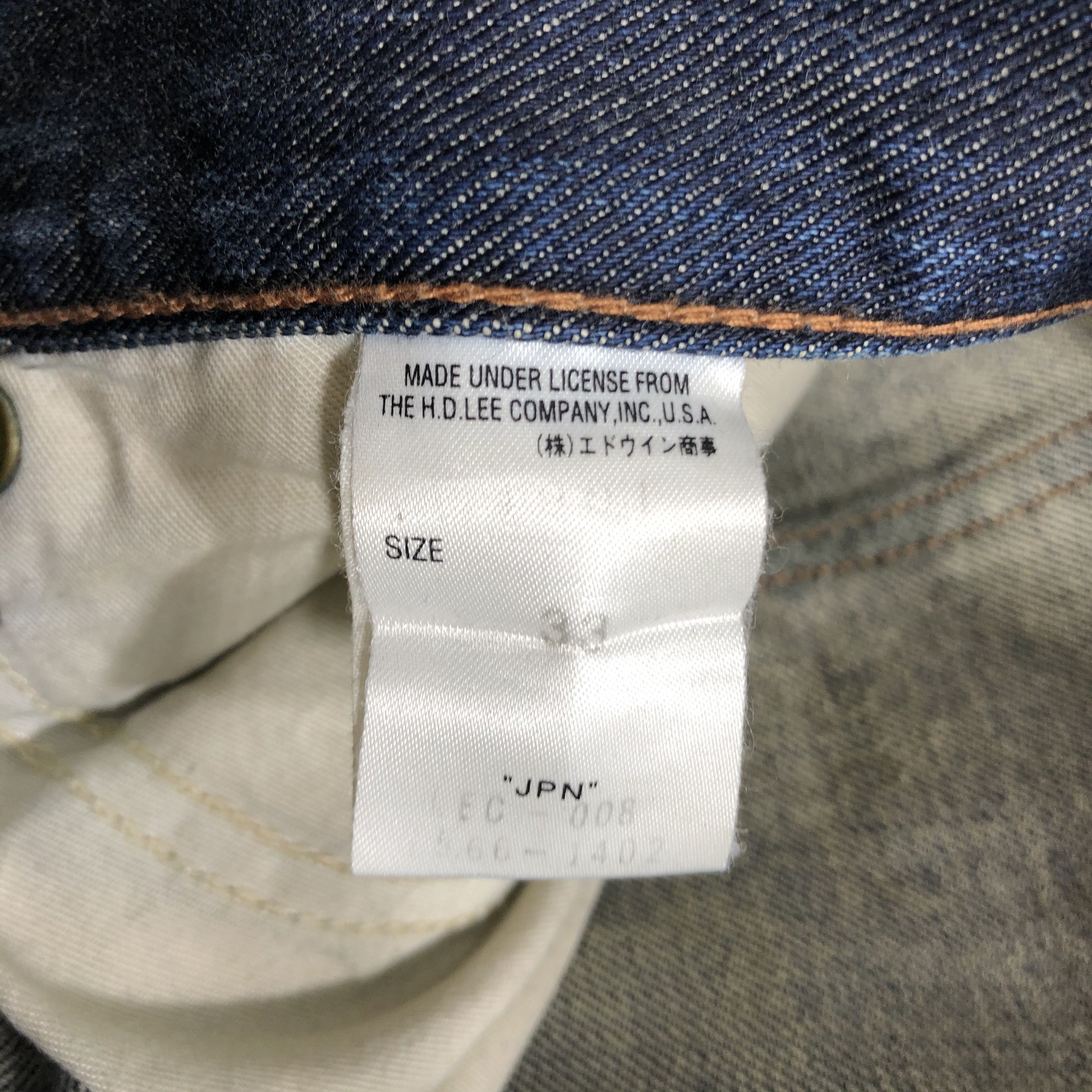 Lee Vintage Lee Jeans Faded Blue Denim KJ2927 Size US 32 / EU 48 - 9 Thumbnail