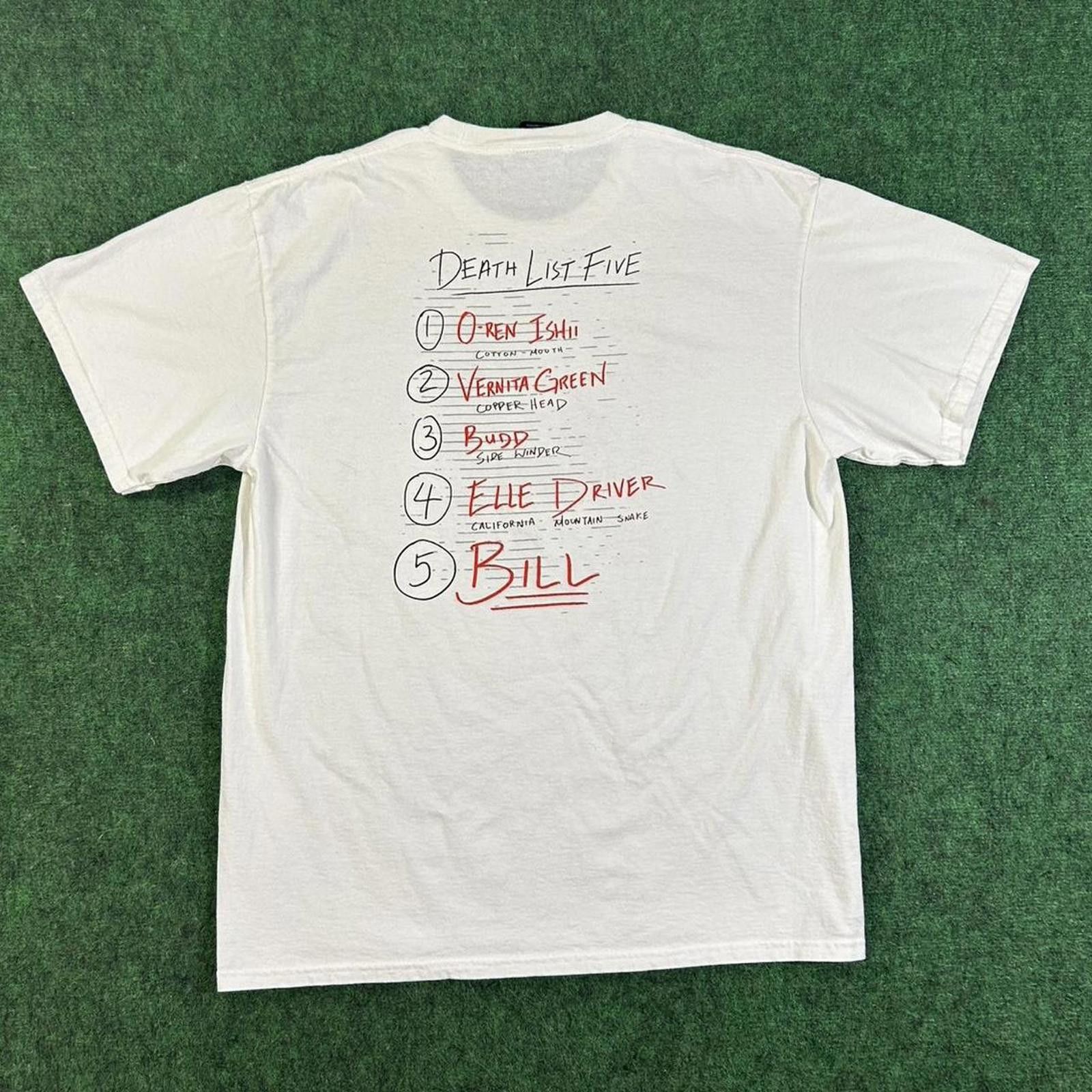 Huf HUF x Kill Bill Death List Tee Size Large Size US L / EU 52-54 / 3 - 3 Thumbnail