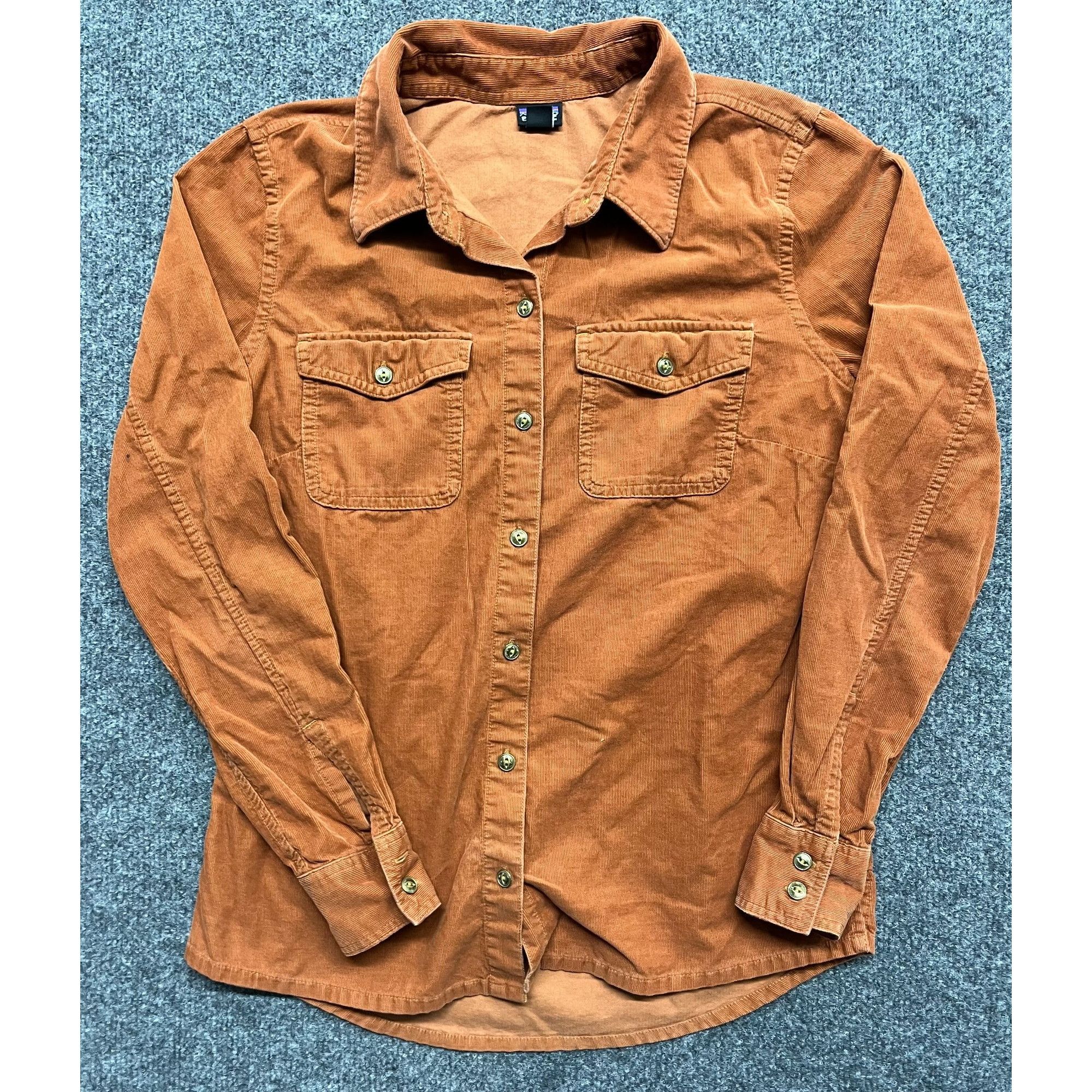 Patagonia Patagonia Women's Size 0 Brown Earth Organic Cotton Button F Size XS / US 0-2 / IT 36-38 - 1 Thumbnail