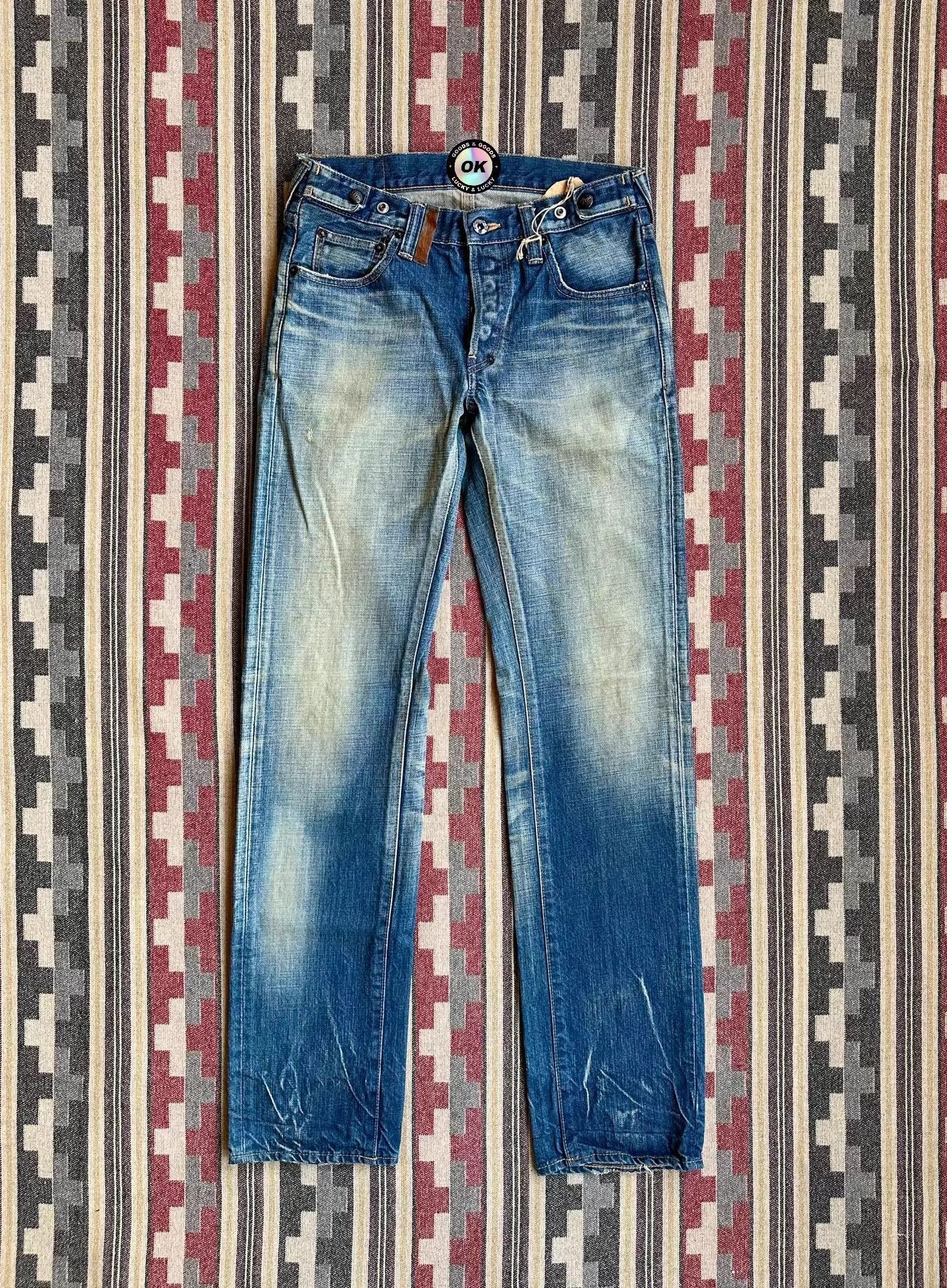 Prps Blue Denim Jeans with Distressed Fading Size US 30 / EU 46 - 1 Thumbnail