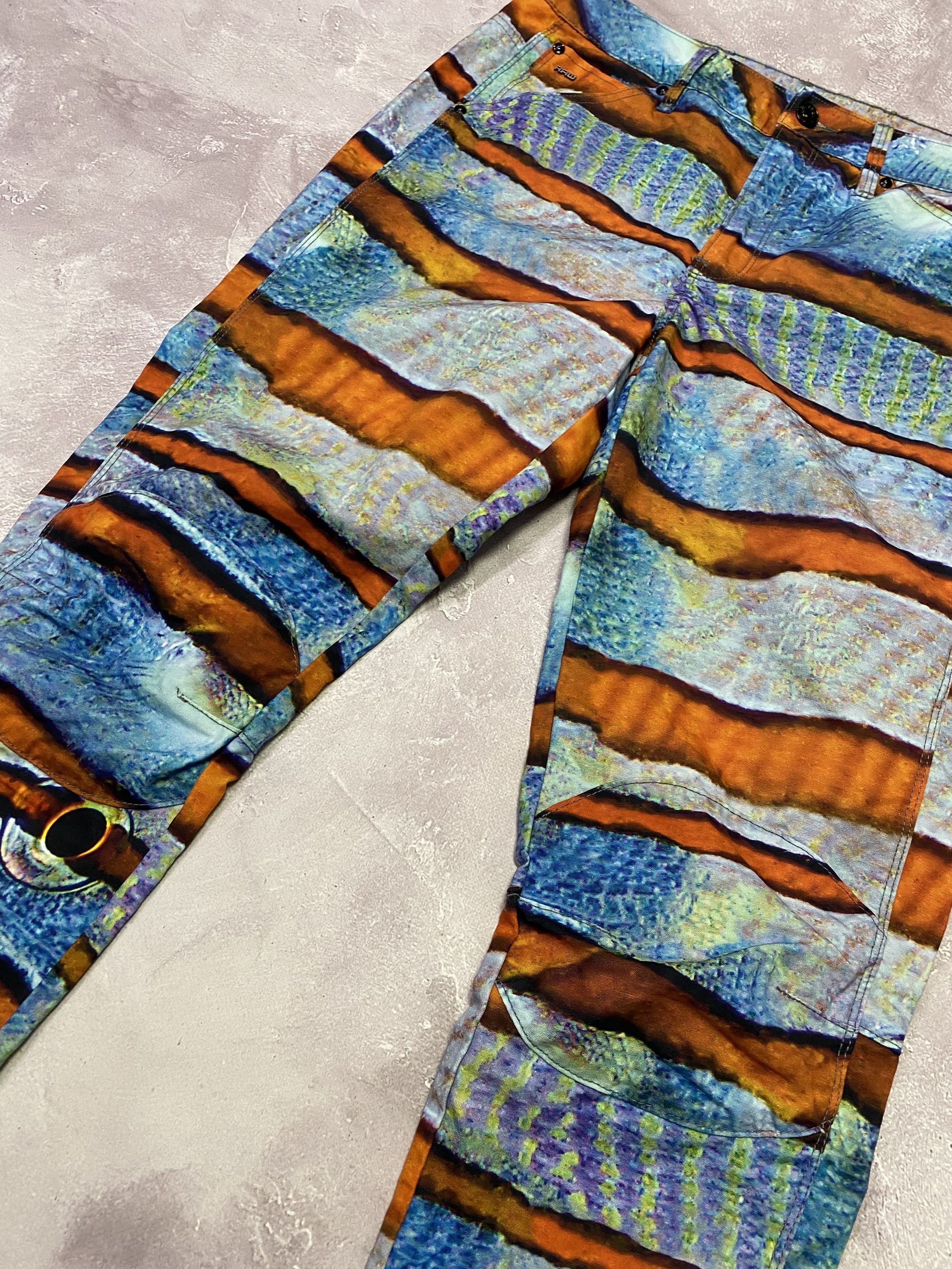 G-Star × Pharrell G-Star Raw Pharell Williams 3D Tapered Camo Pants Size US 32 / EU 48 - 4 Thumbnail