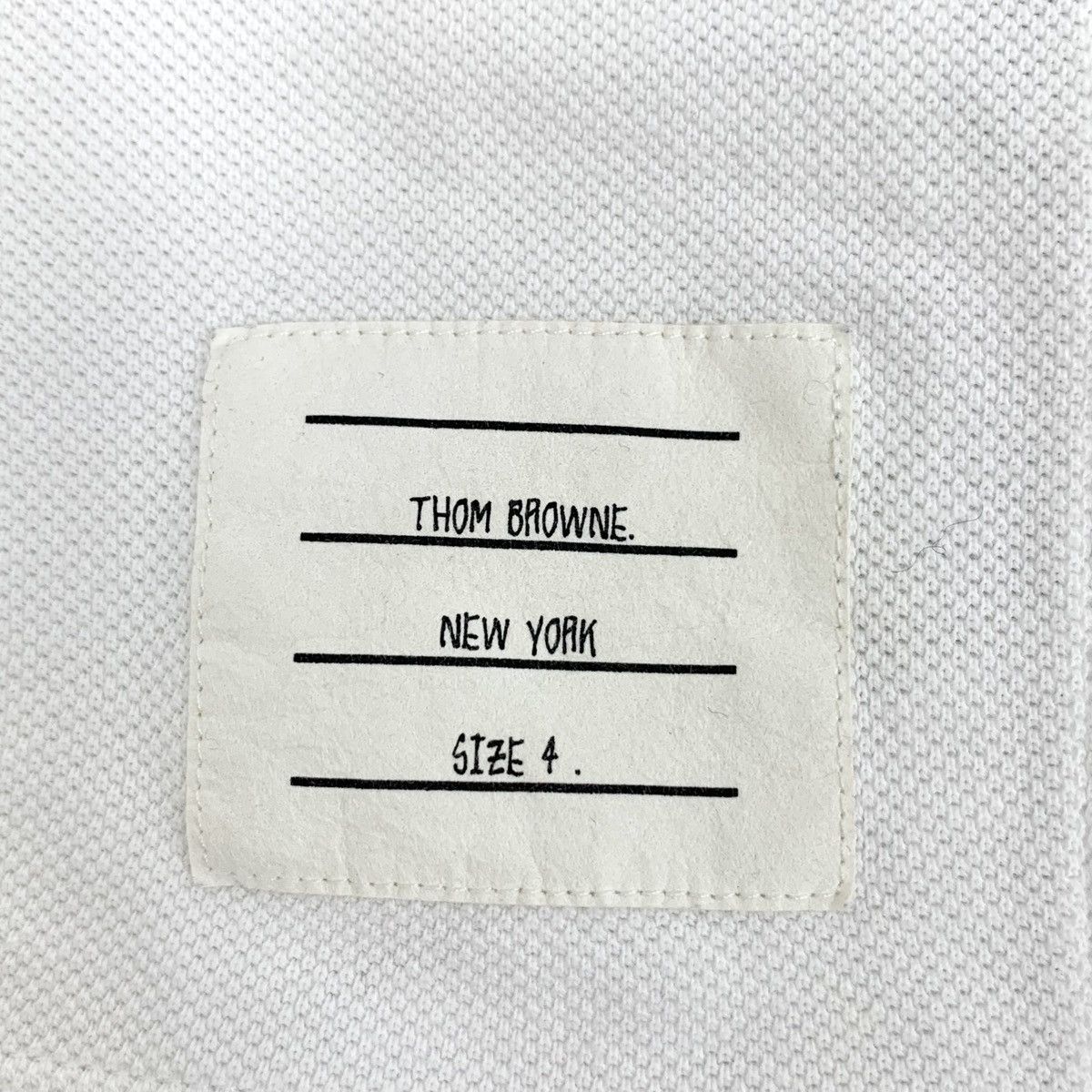 Thom Browne THOM BROWNE White Short Sleeve T-shirt K26WX Size US L / EU 52-54 / 3 - 5 Thumbnail