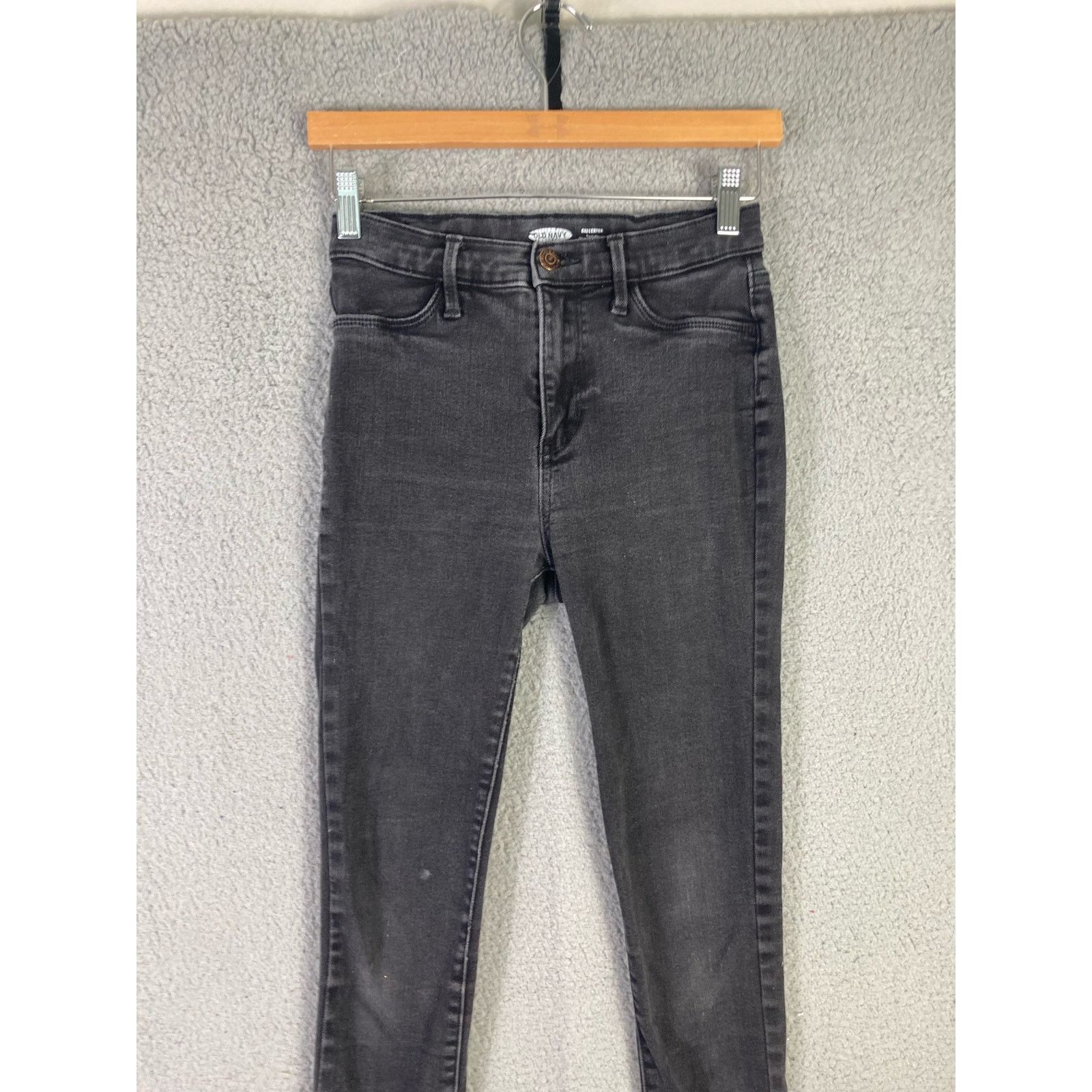 Old Navy Old Navy Women's Skinny Jeans Ballerina Style Black Size 8 Size 30" / US 8 / IT 44 - 6 Thumbnail