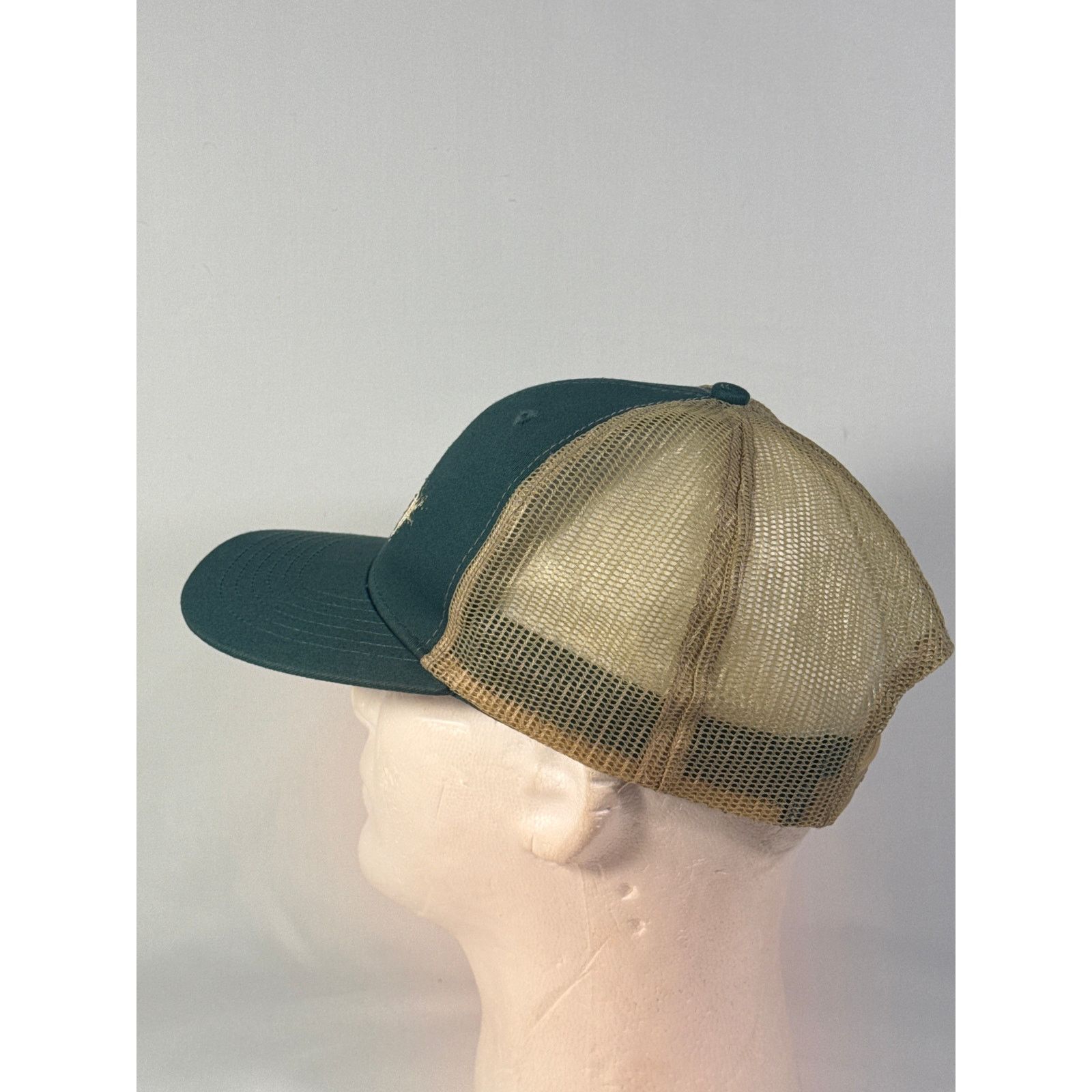 Other Bill Bone Gravel Dark Green Mesh Snapback Trucker Hat Size ONE SIZE - 5 Thumbnail