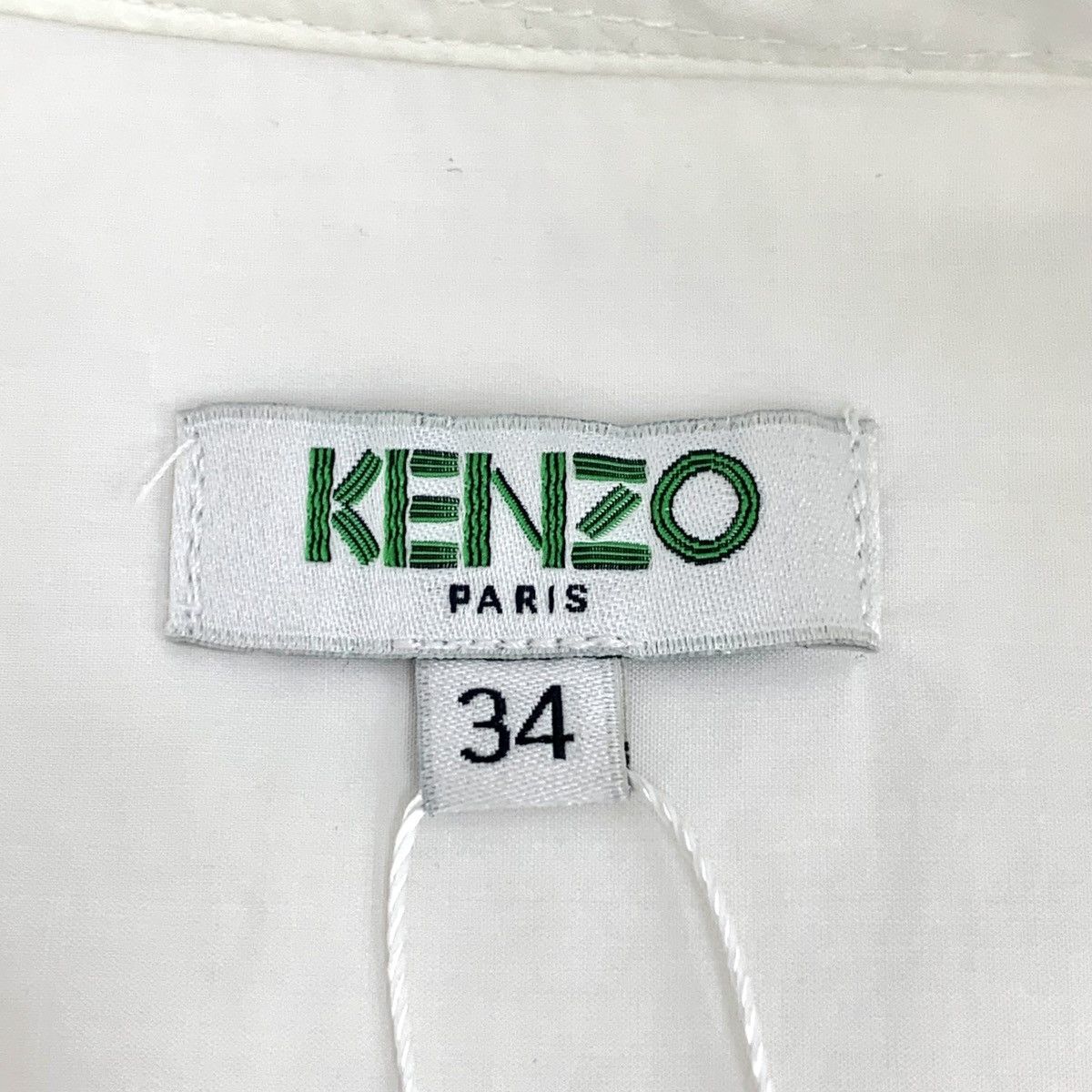 Kenzo Kenzo White Tiger Embroidered Long Sleeve Shirt K26WX Size XS / US 0-2 / IT 36-38 - 6 Thumbnail