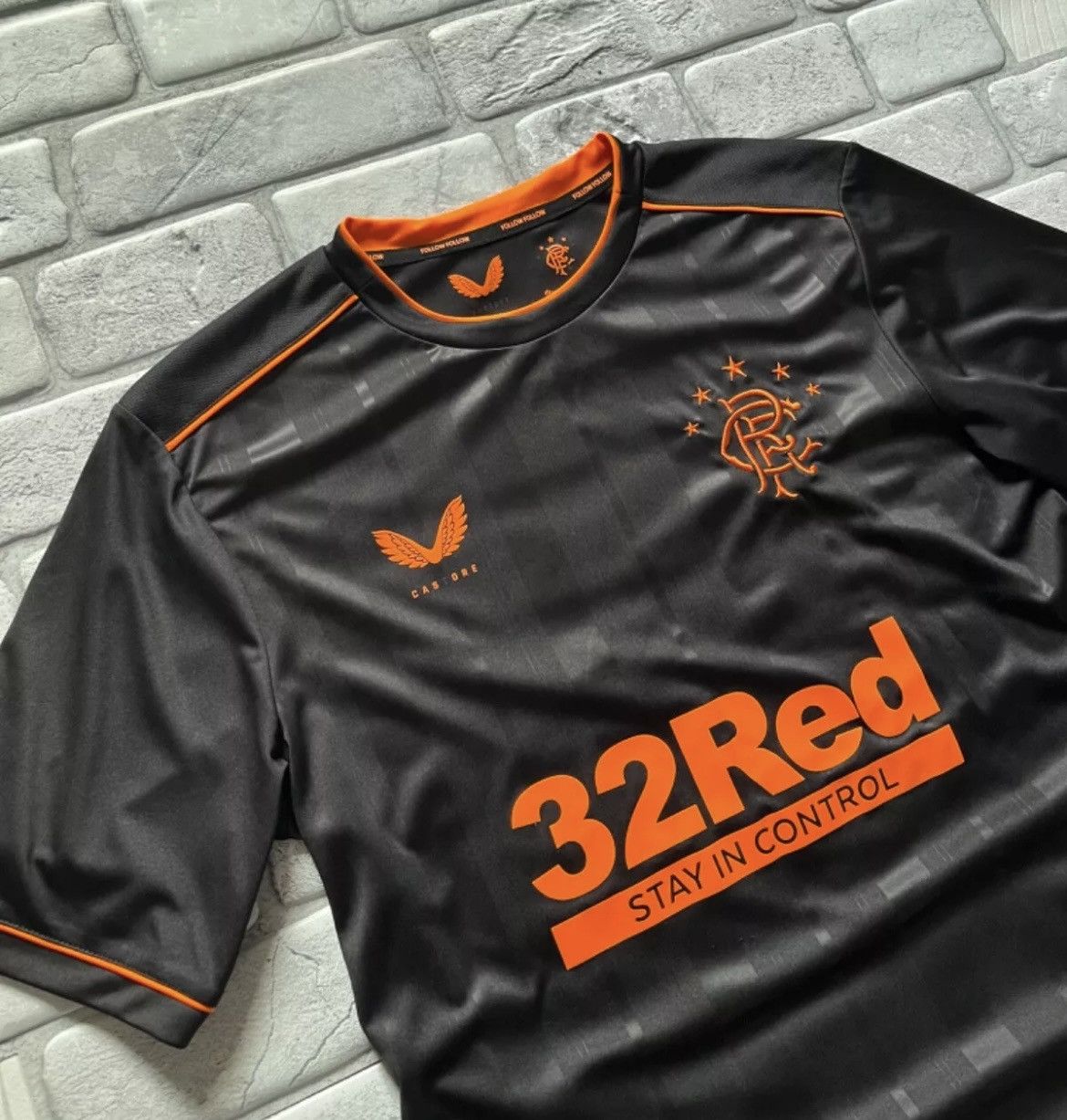 Castore GLASGOW RANGERS 2020 2021 THIRD FOOTBALL SHIRT JERSEY Size US M / EU 48-50 / 2 - 3 Thumbnail