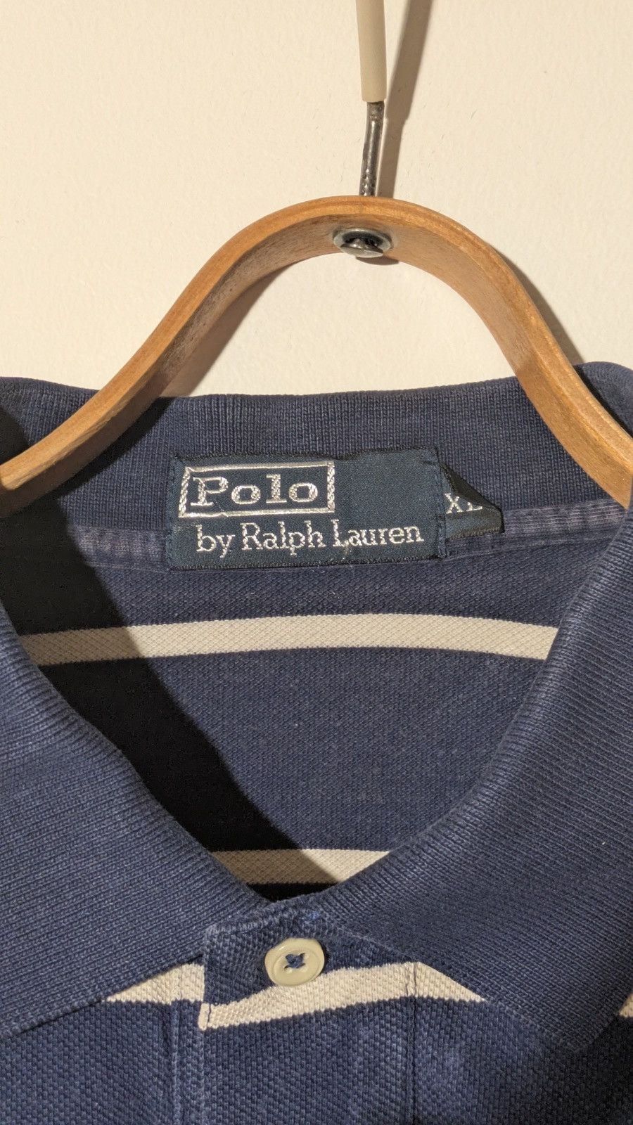 Polo Ralph Lauren 👕 Polo Ralph Lauren Polo Shirt – Navy/White (Size XL) Size US XL / EU 56 / 4 - 3 Thumbnail