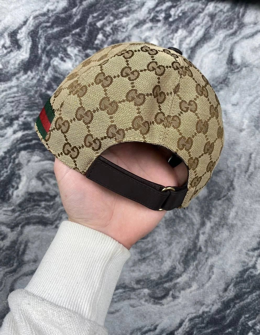 Gucci Gucci Monogram GG Canvas Baseball Cap One Size Beige Size ONE SIZE - 6 Thumbnail