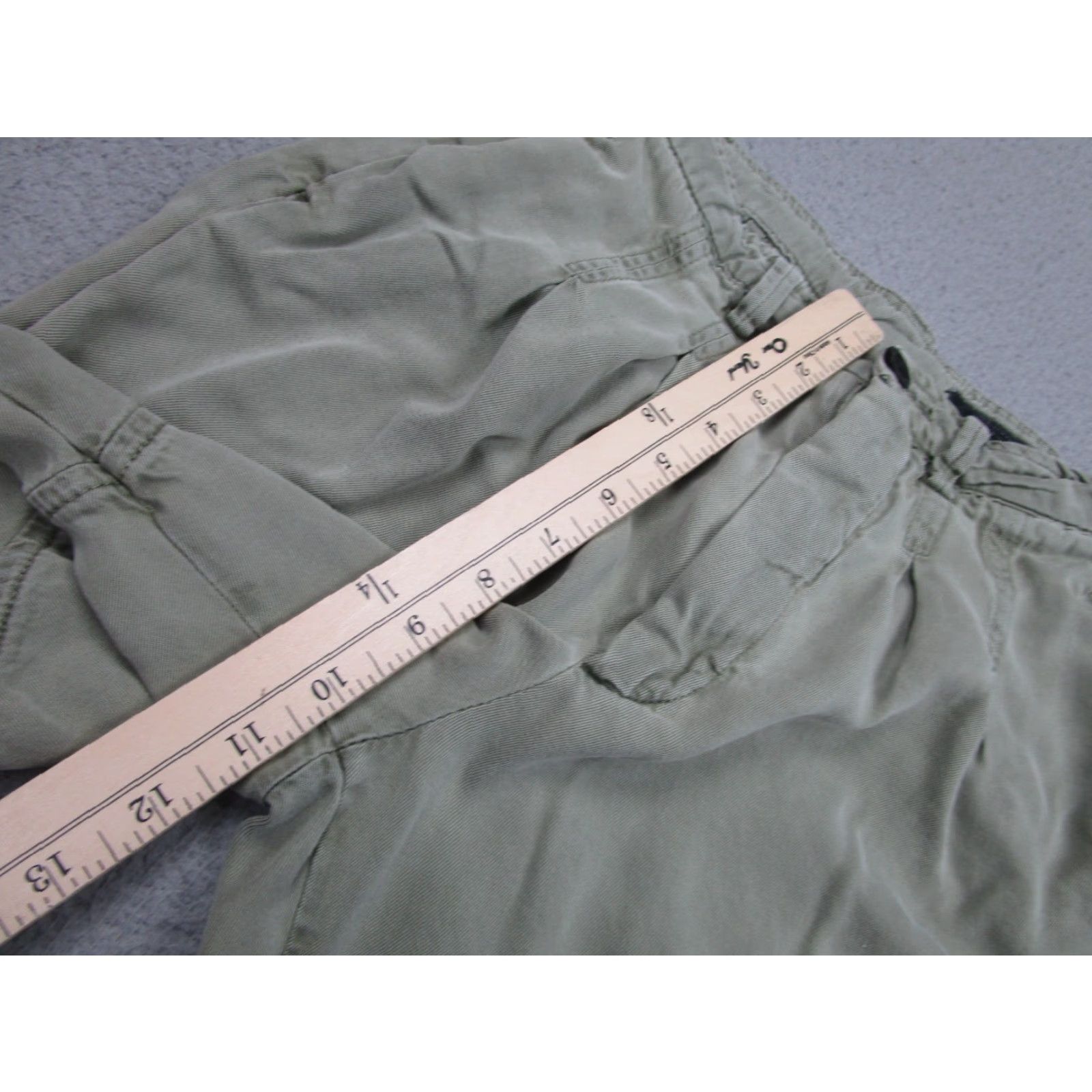 Allsaints ALLSAINTS Joggers Womens 2 Army Green Cargo Lira Trousers Military Pants Boho Tightening? Size 26" / US 2 / IT 38 - 6 Thumbnail